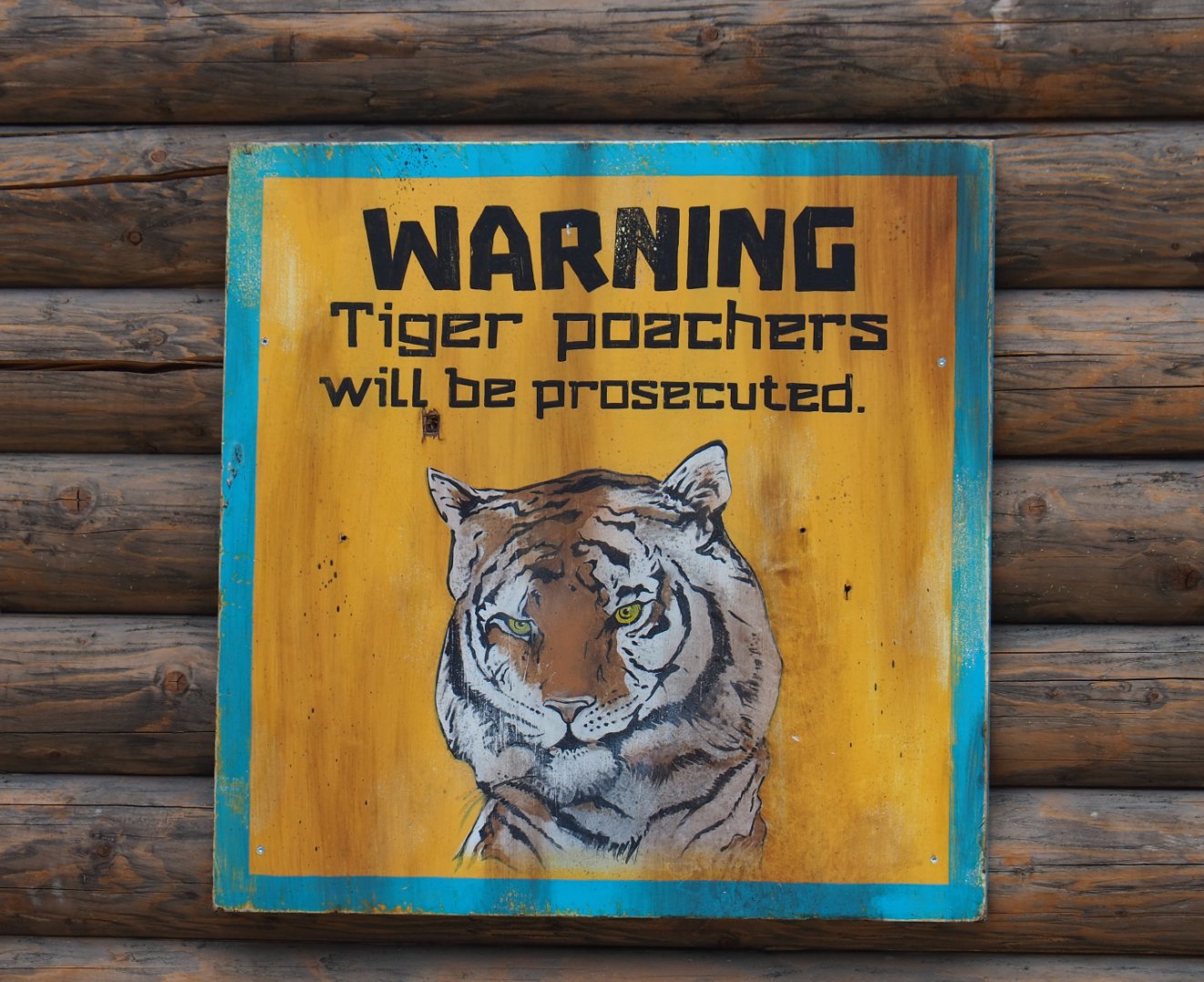 Sign Tiger poachers will be prosecuted, 2020-09-03