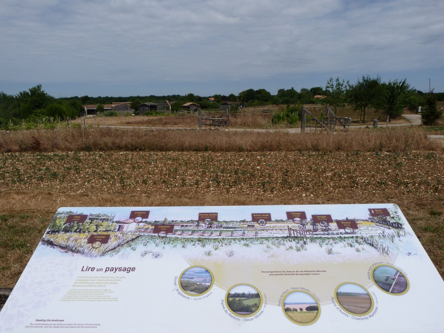 Sign to interpret the landscape -Zoodyssée (2025)