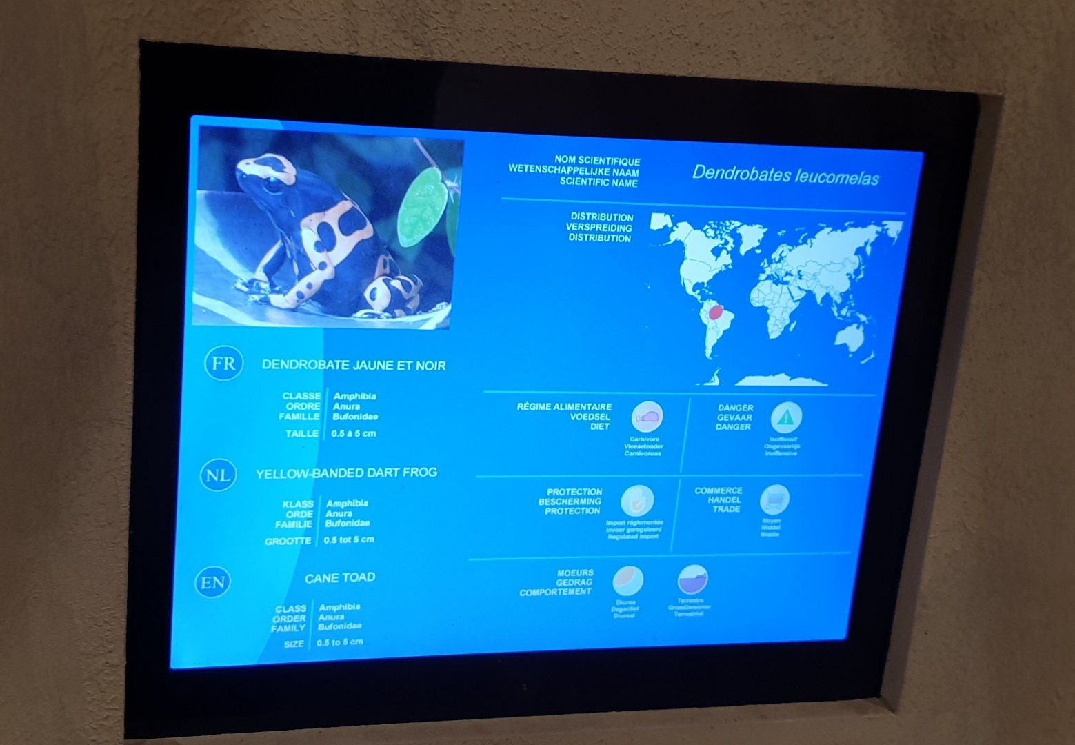 Sign with a big failure