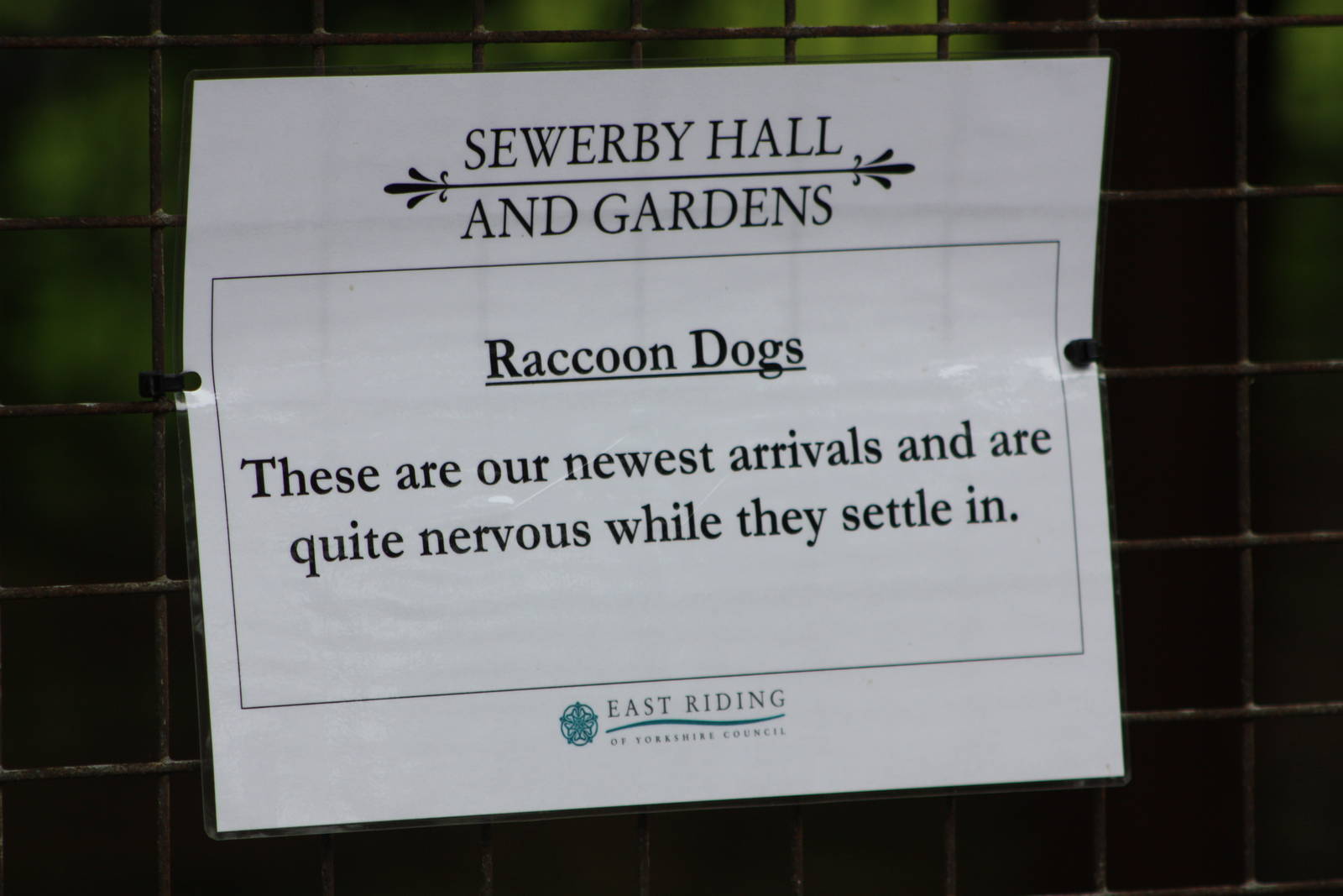 Signage, 14th August 2014
