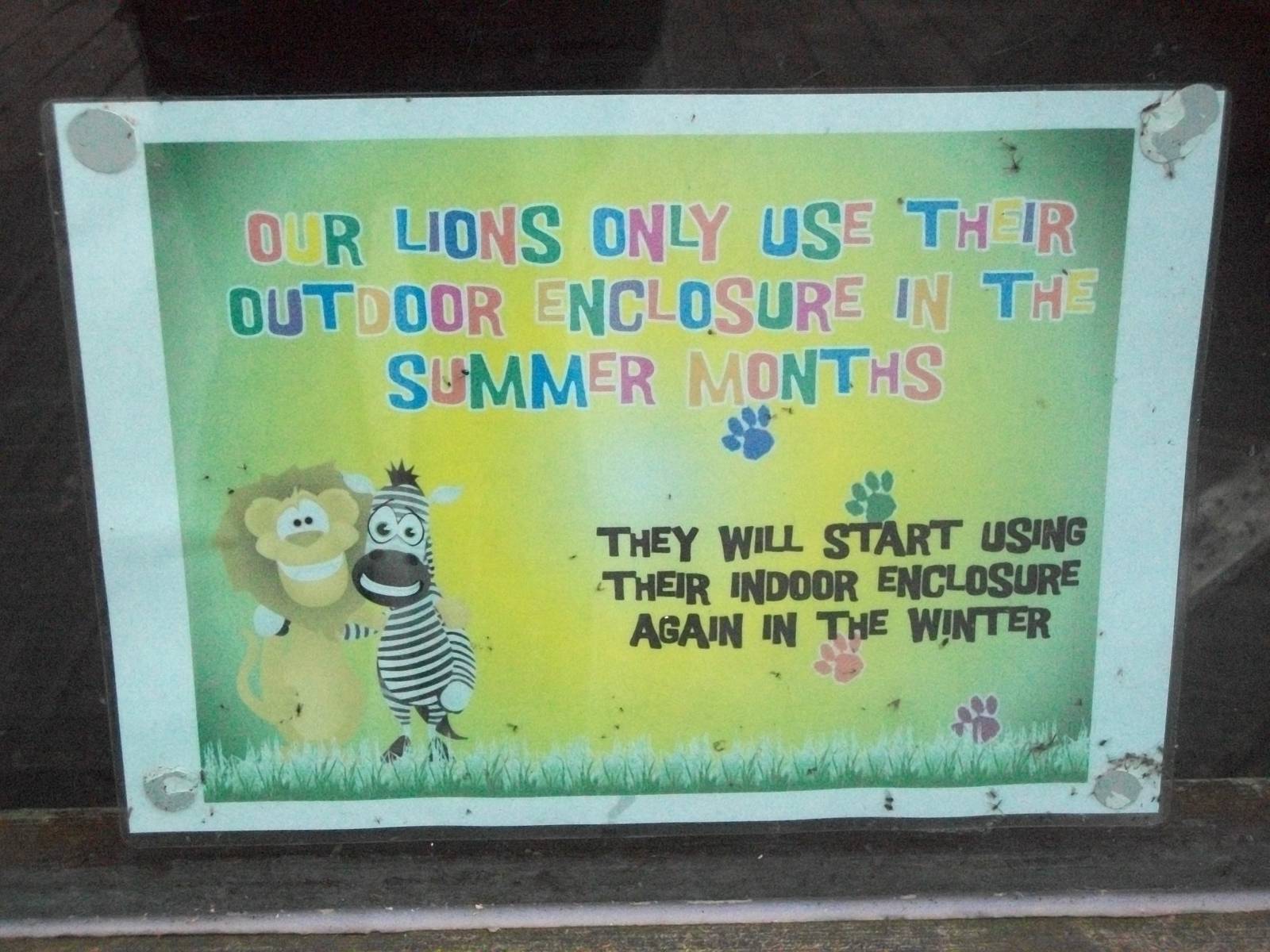 Signage 1st November 2012