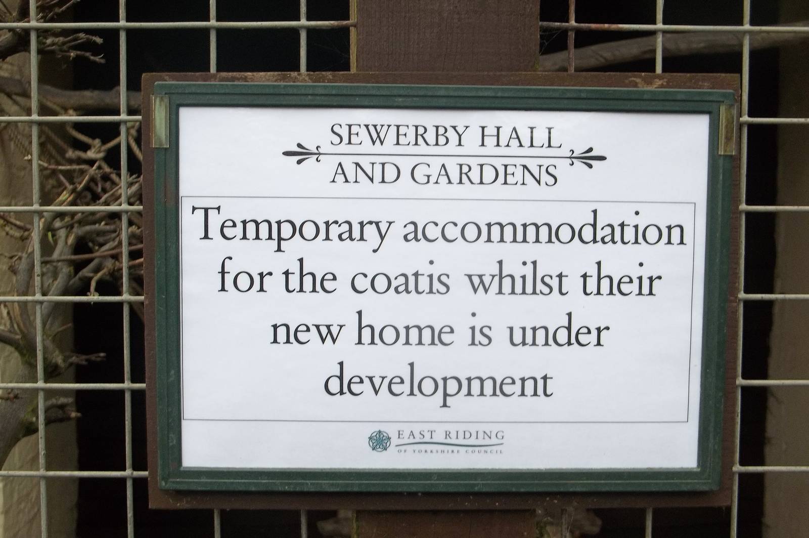 Signage, 23rd January 2016