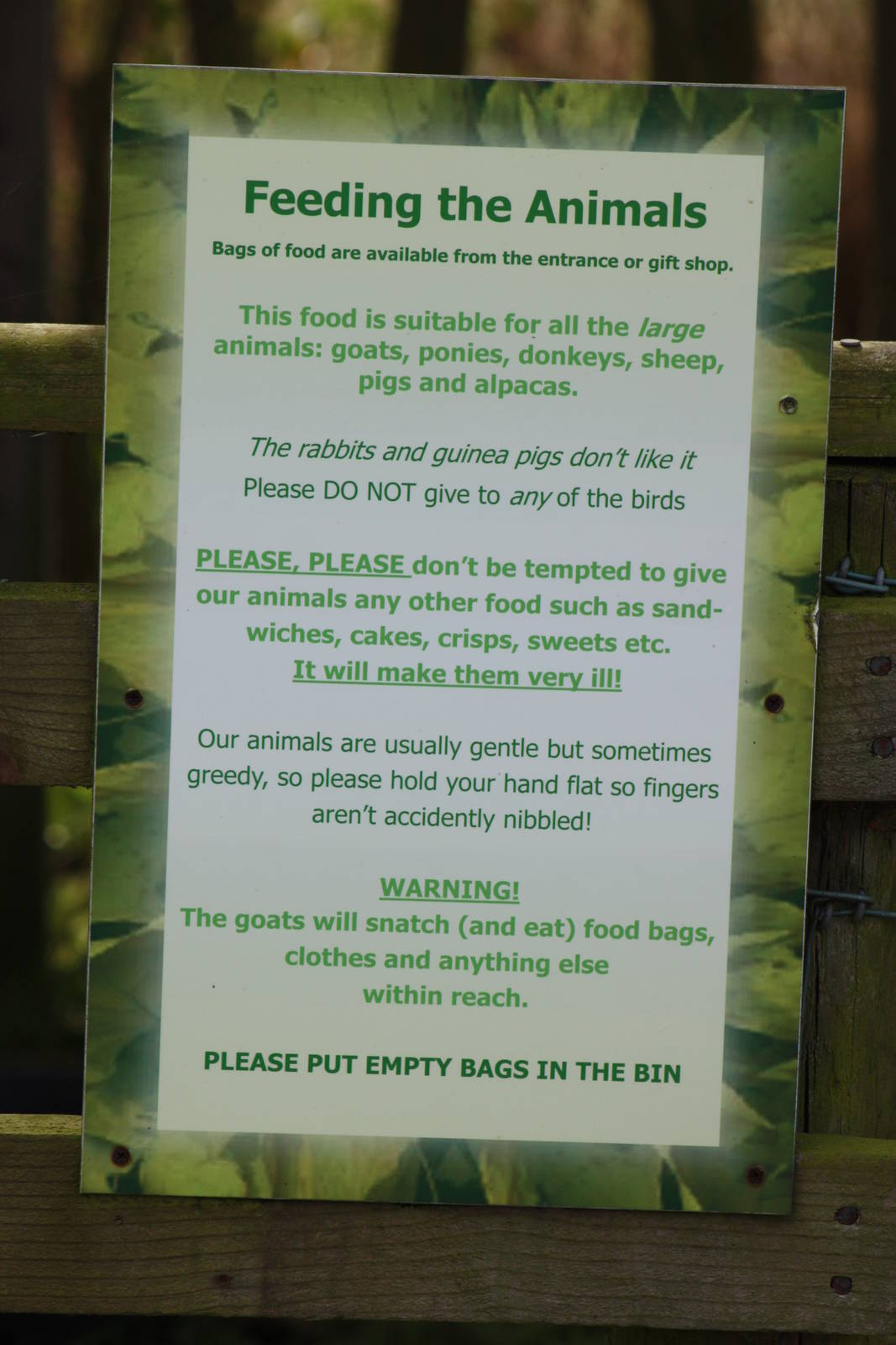 Signage, 25th September 2014