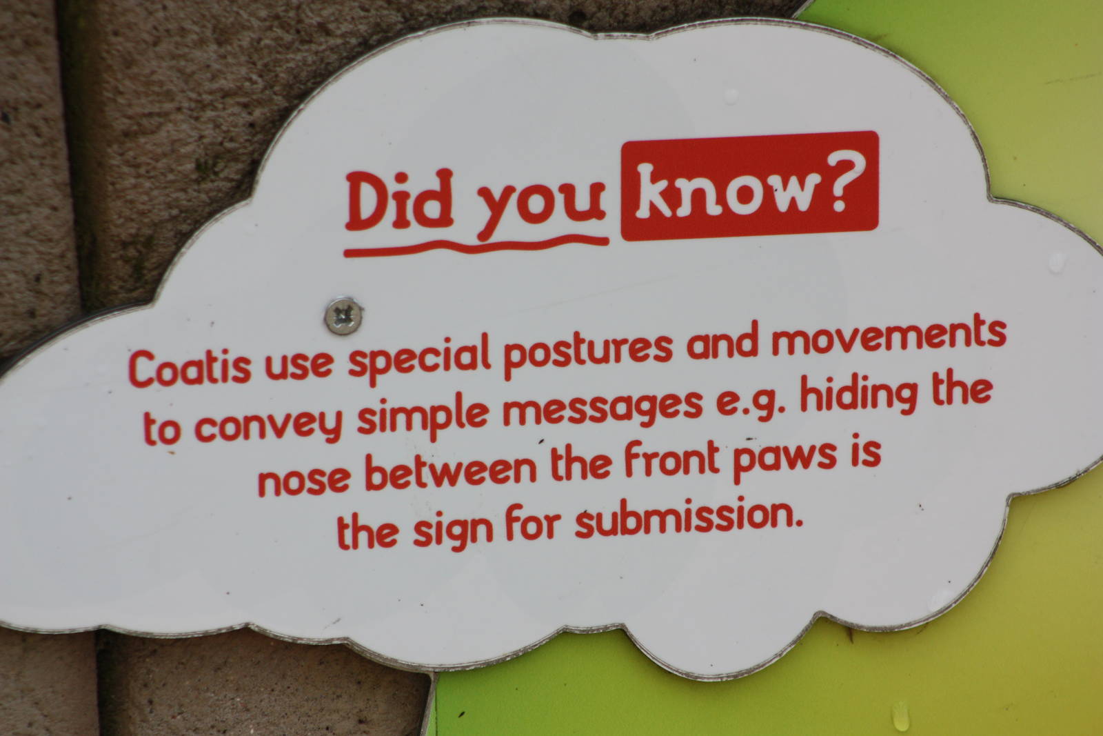 Signage, 30th September 2014