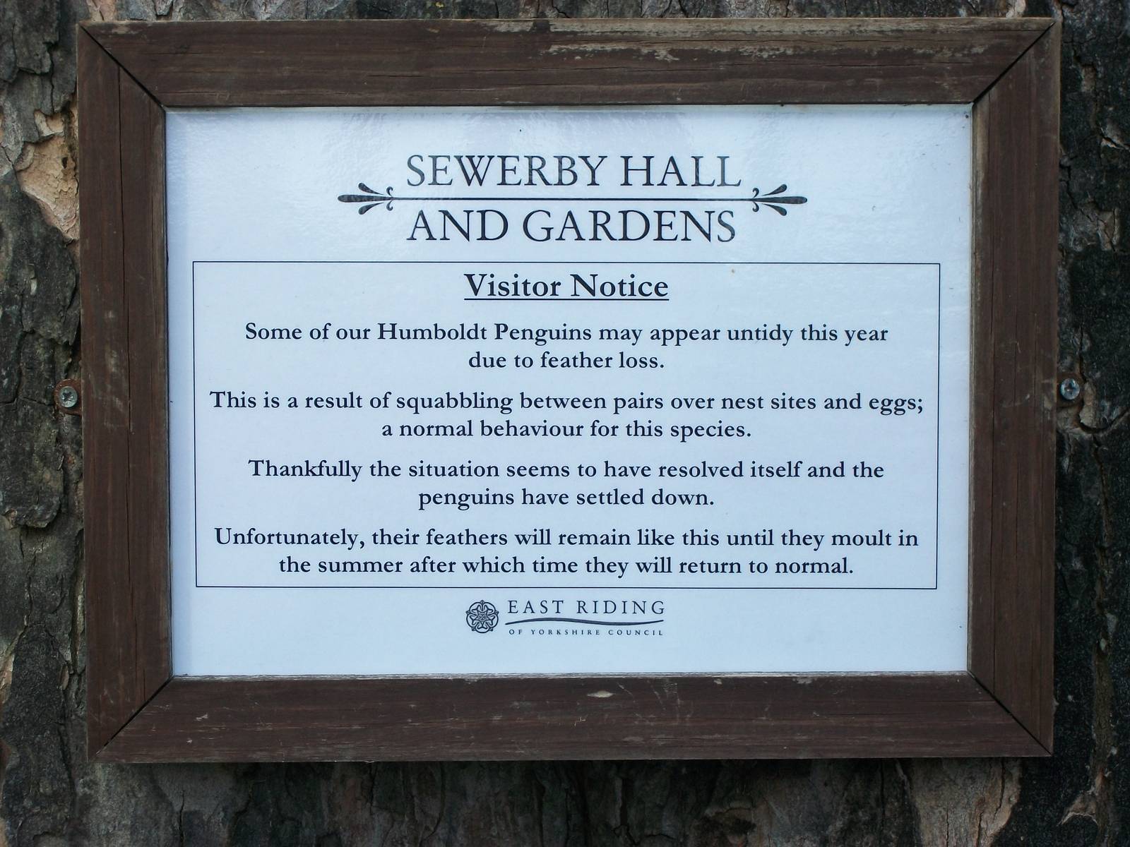 Signage, 4th May 2014