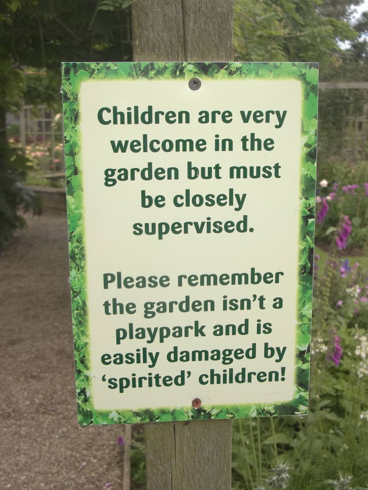 Signage, 8th July 2015