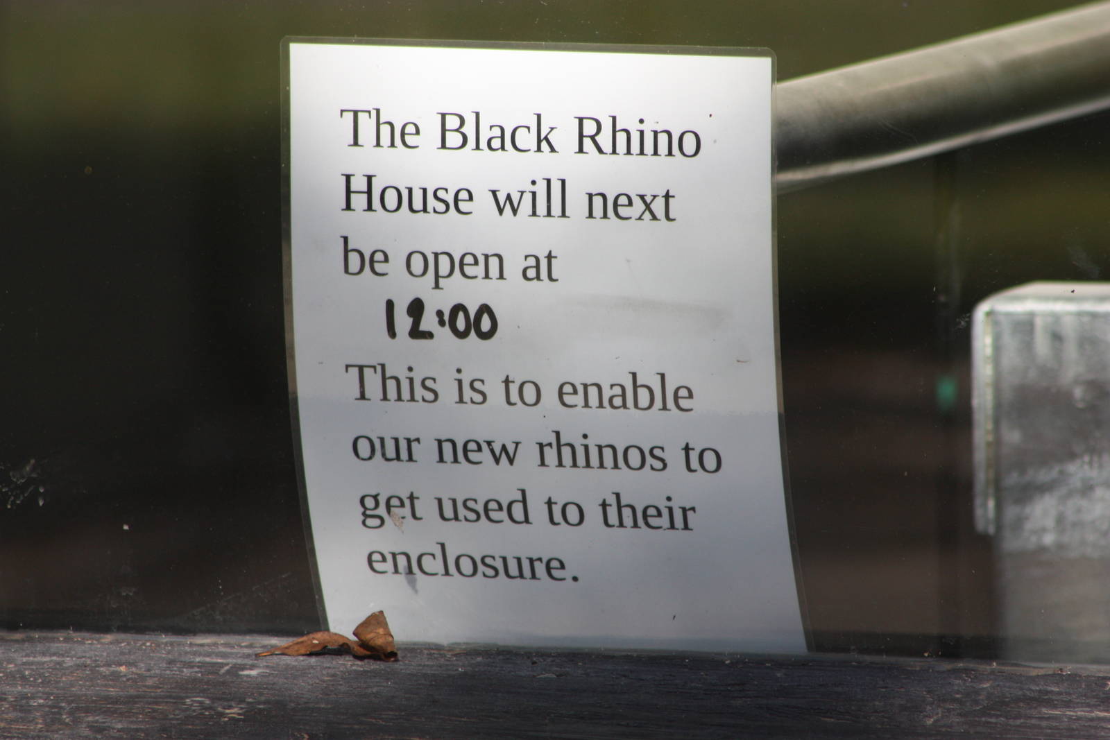 Signage, 8th October 2015