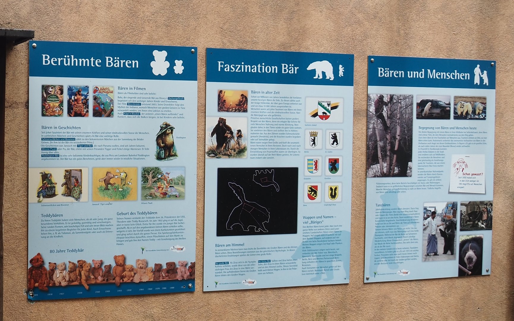 Signage about people and bears, 2025-05-22