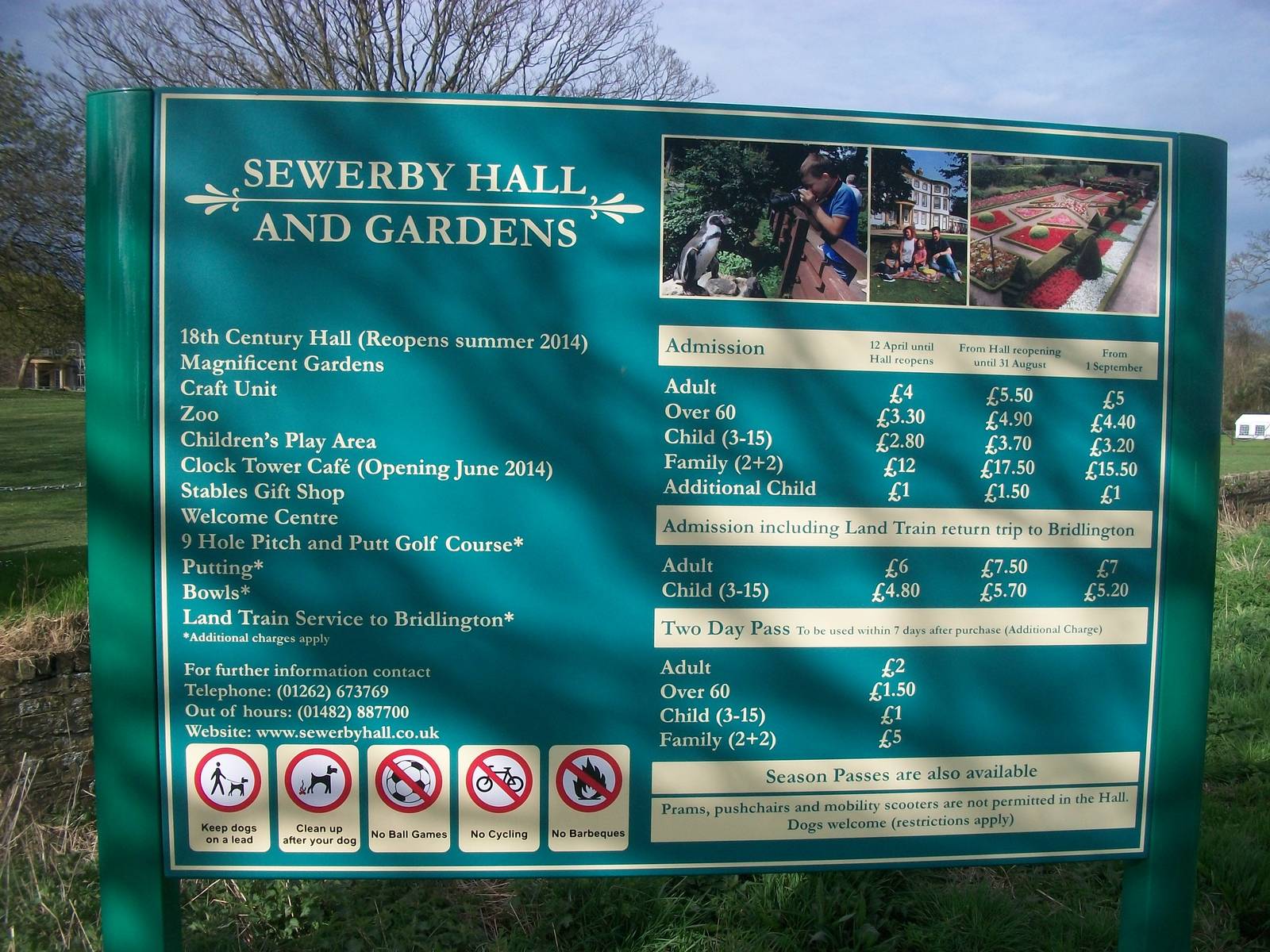 Signage at C Box, 13th 13th April 2014