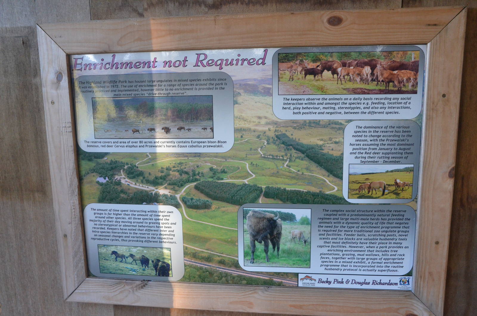 Signage at Highland WP, 10/02/16