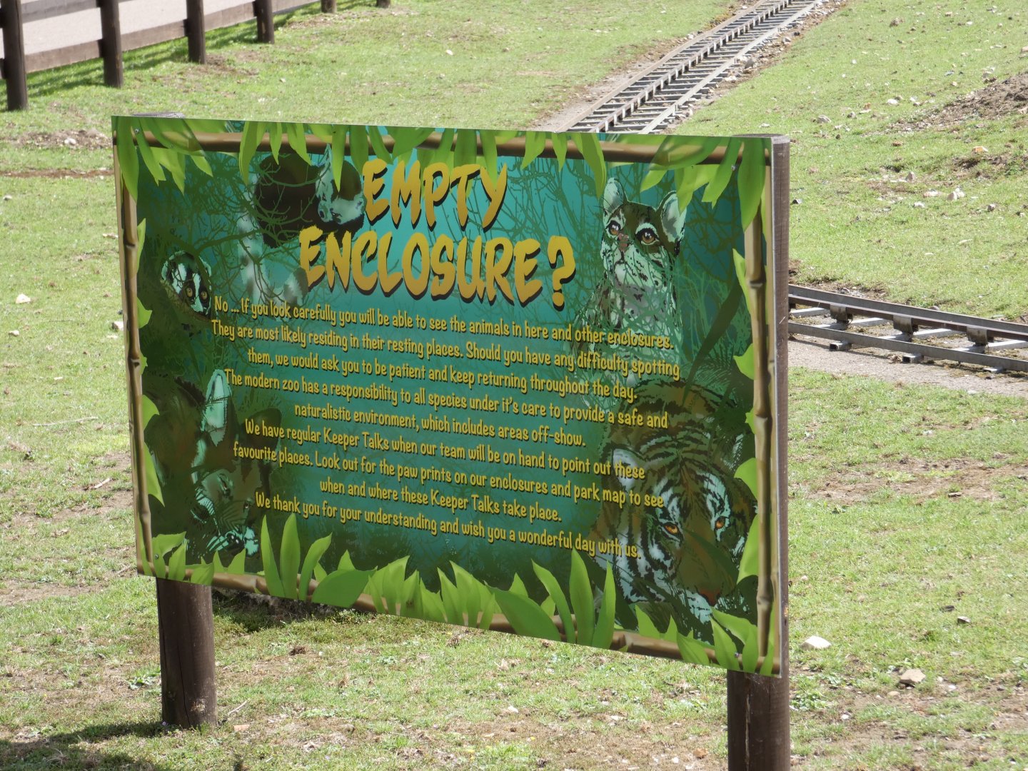 Signage by entrance