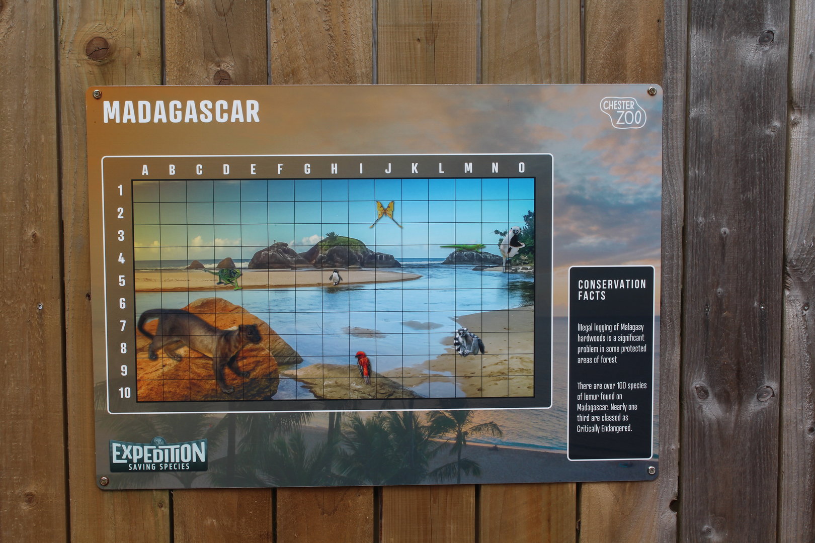 Signage Chester Zoo 6th May 2023