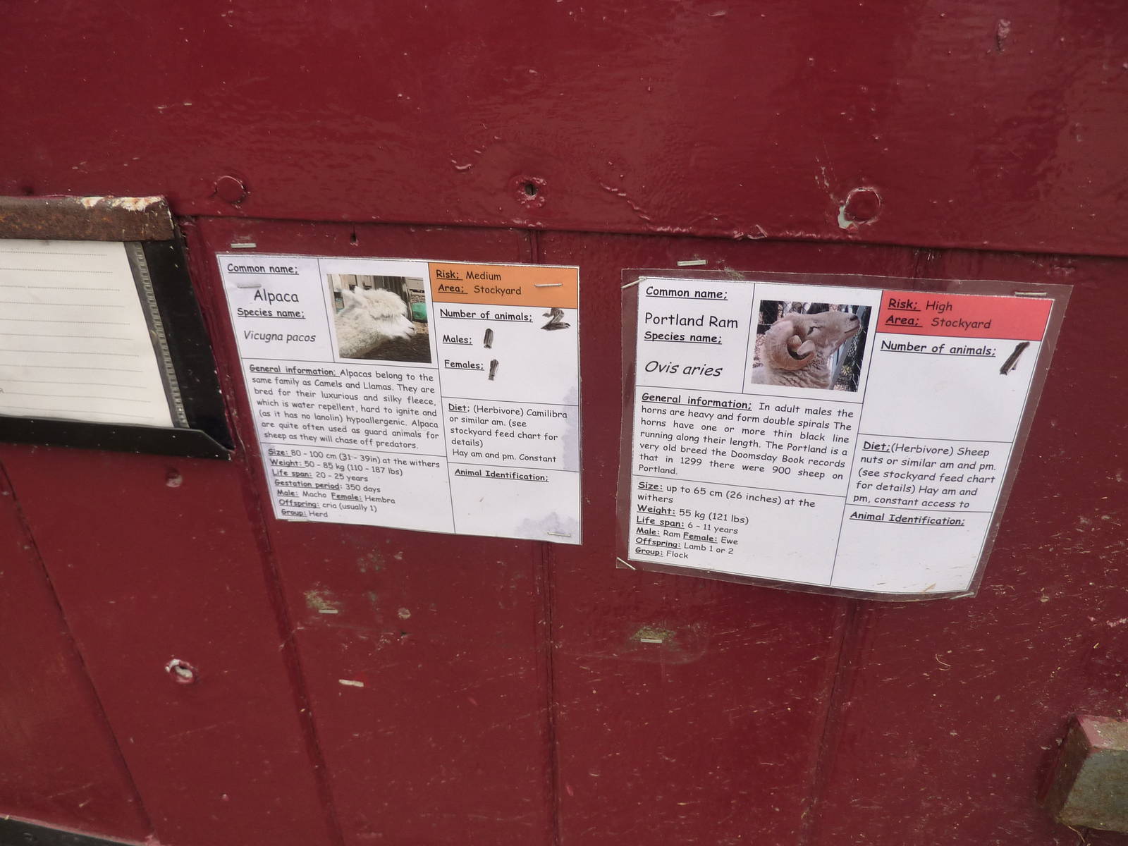 Signage example, 6th November 2012.