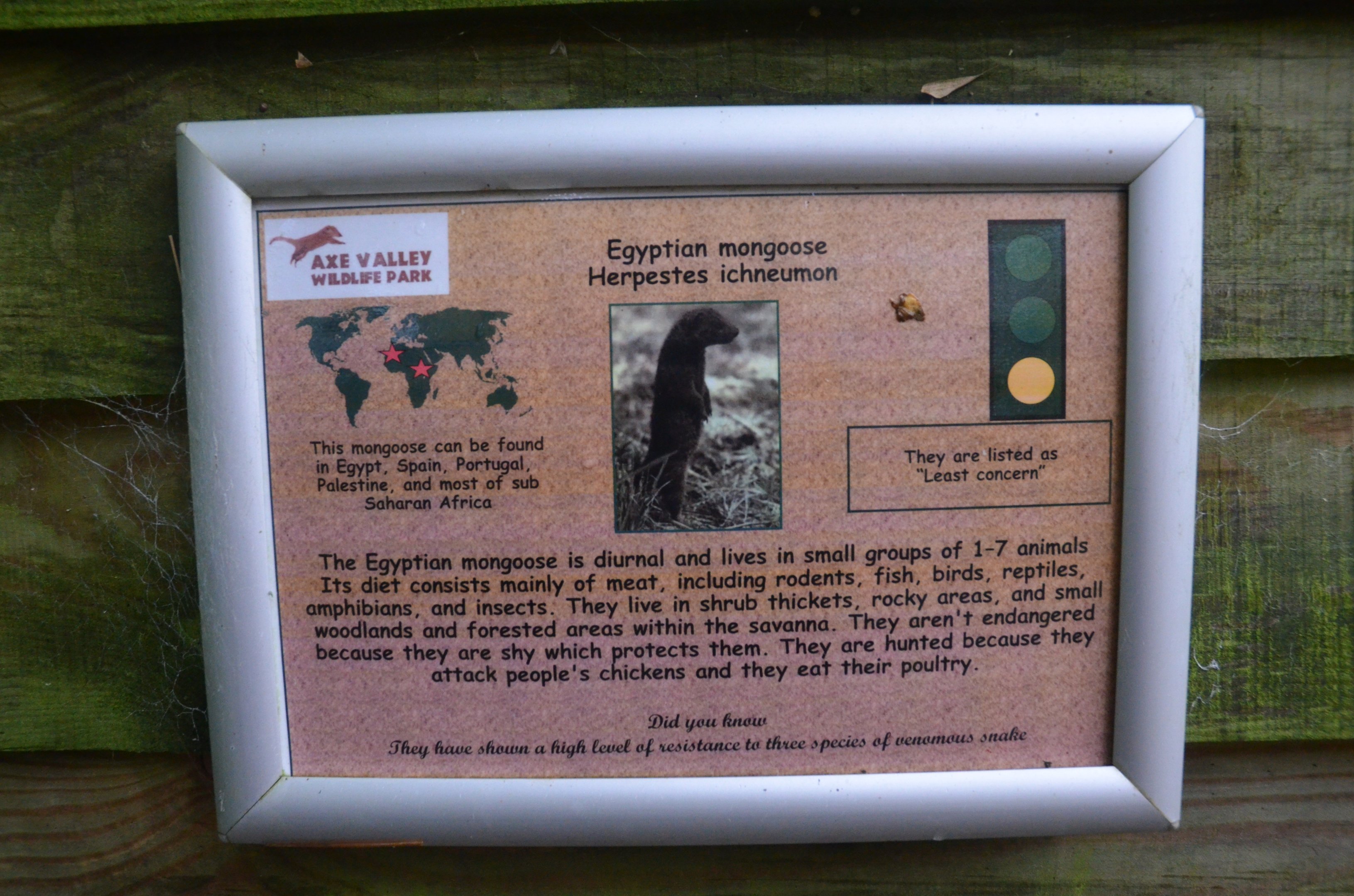 Signage Example at Axe Valley, 02/11/19