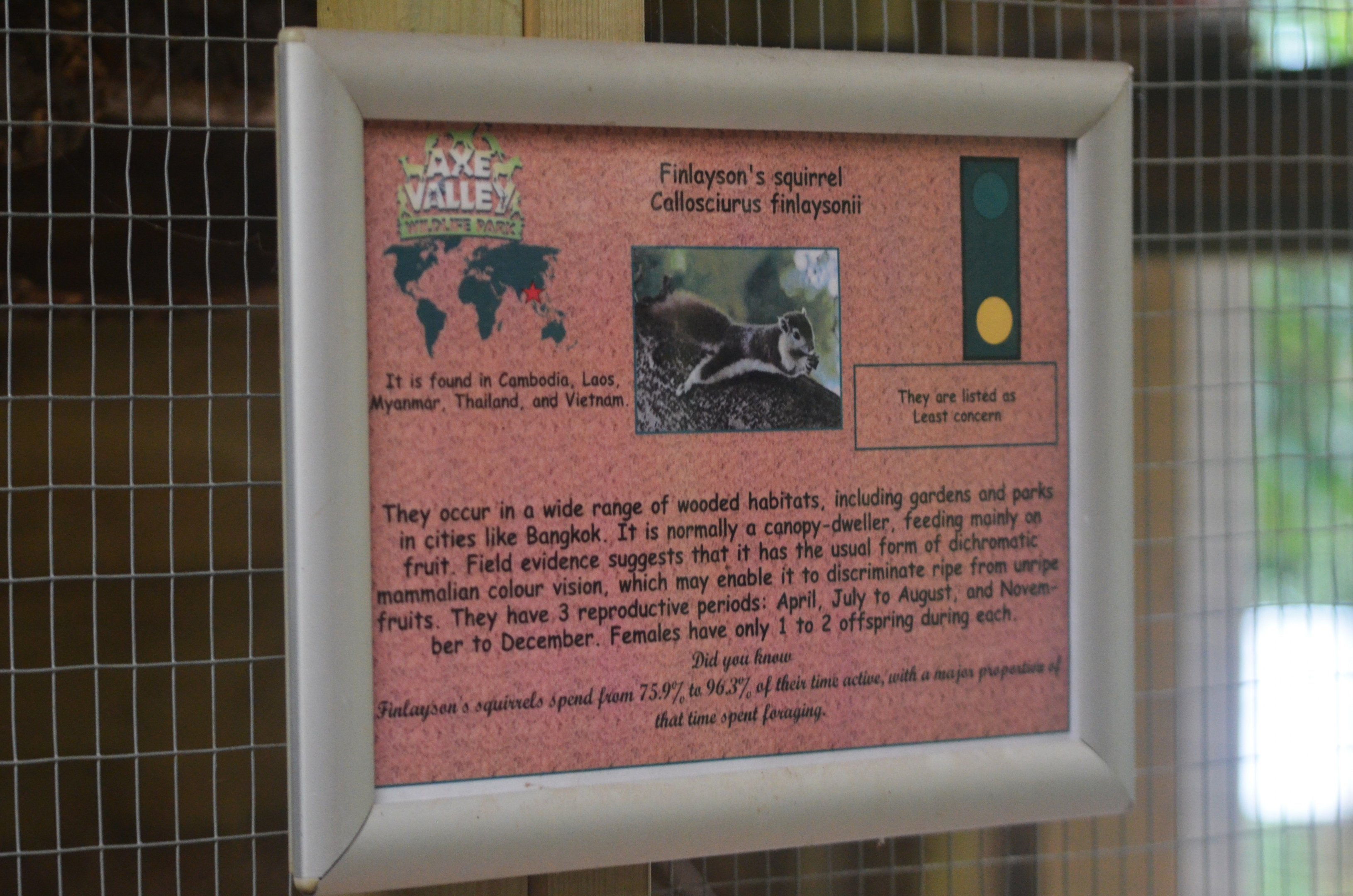 Signage Example at Axe Valley, 02/11/19