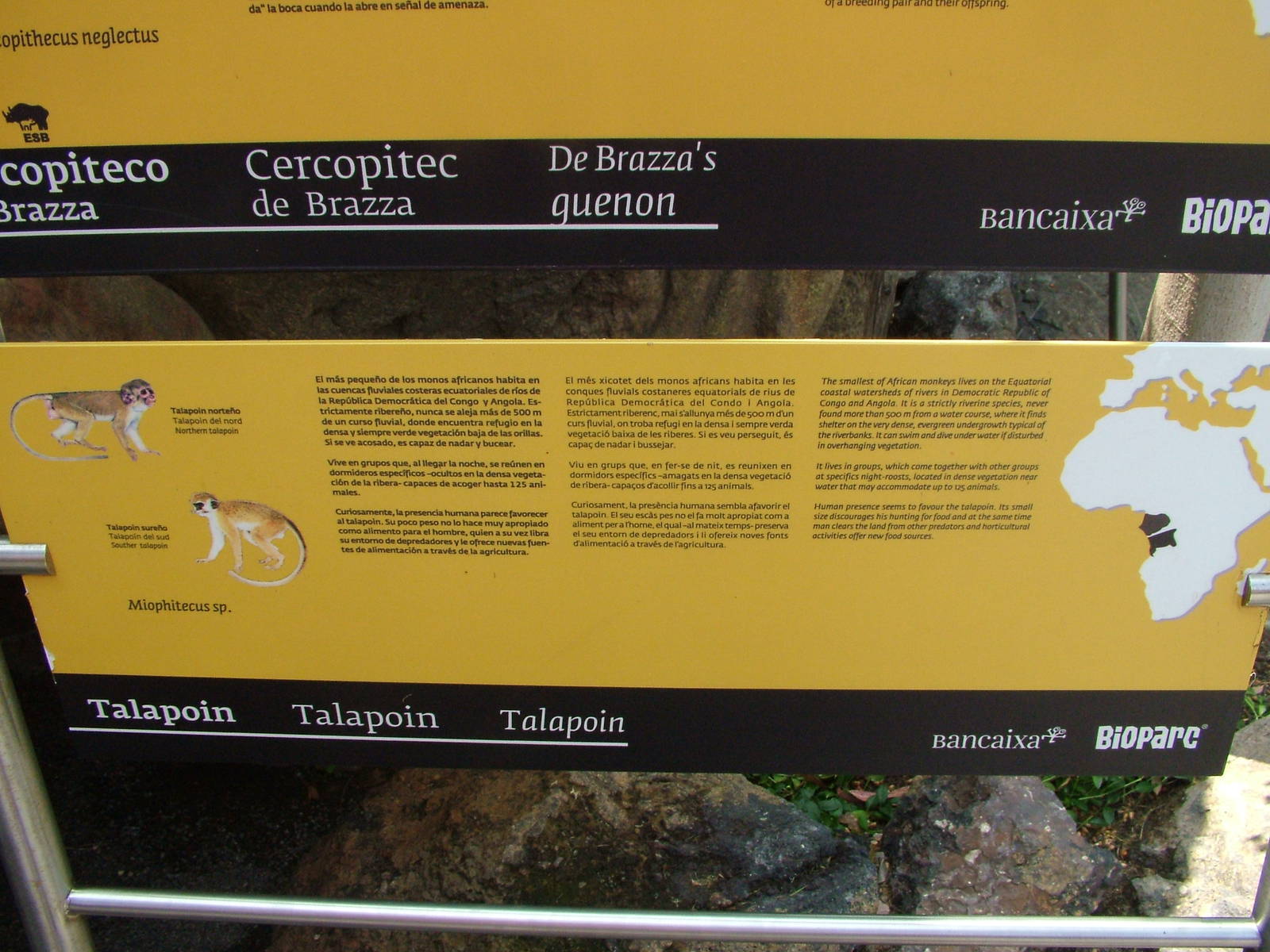 Signage Example at Bioparc Valencia, 28/05/11