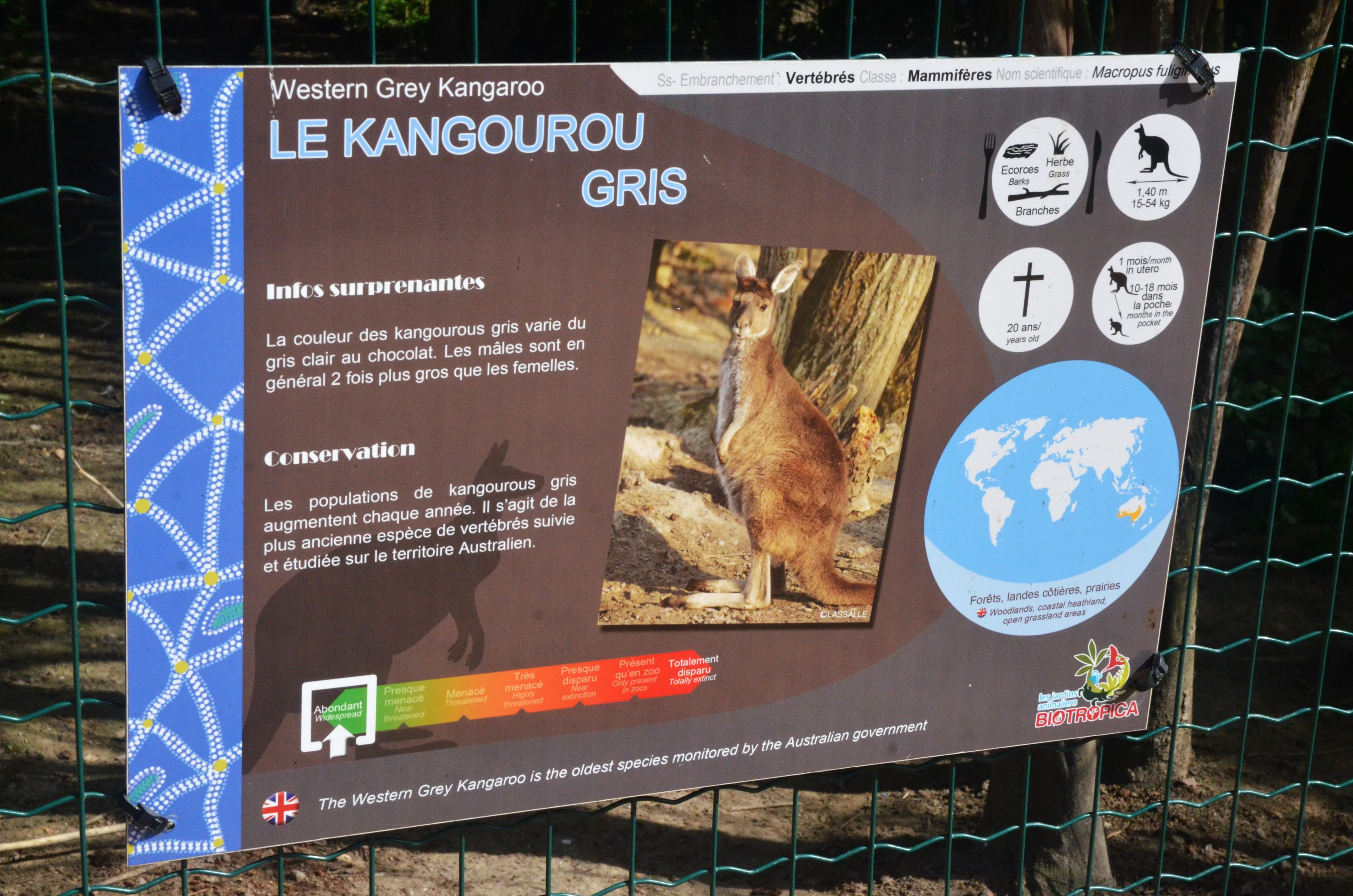 Signage Example at Biotropica, 16/06/18