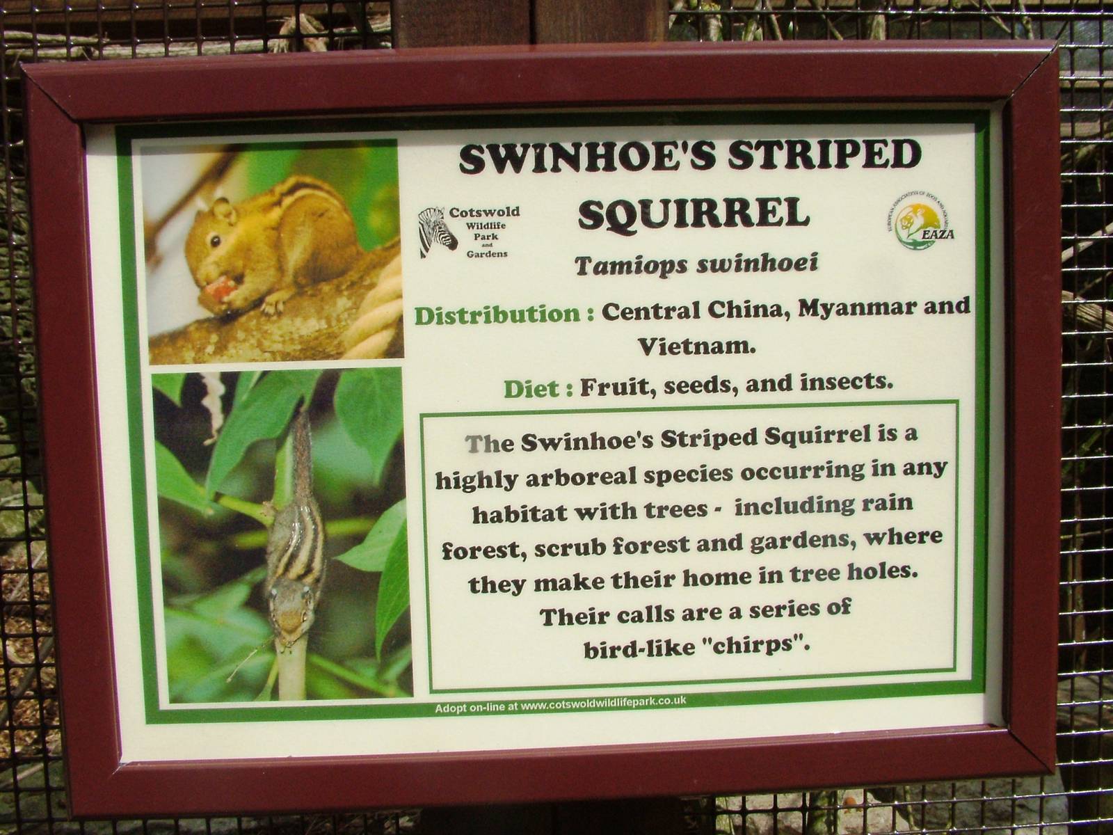 Signage Example at Cotswold WP, 12/05/12