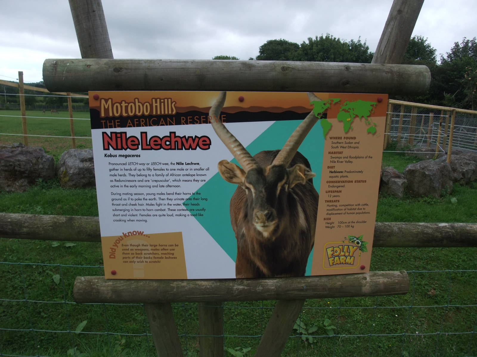 Signage Example at Folly Farm, 01/08/11