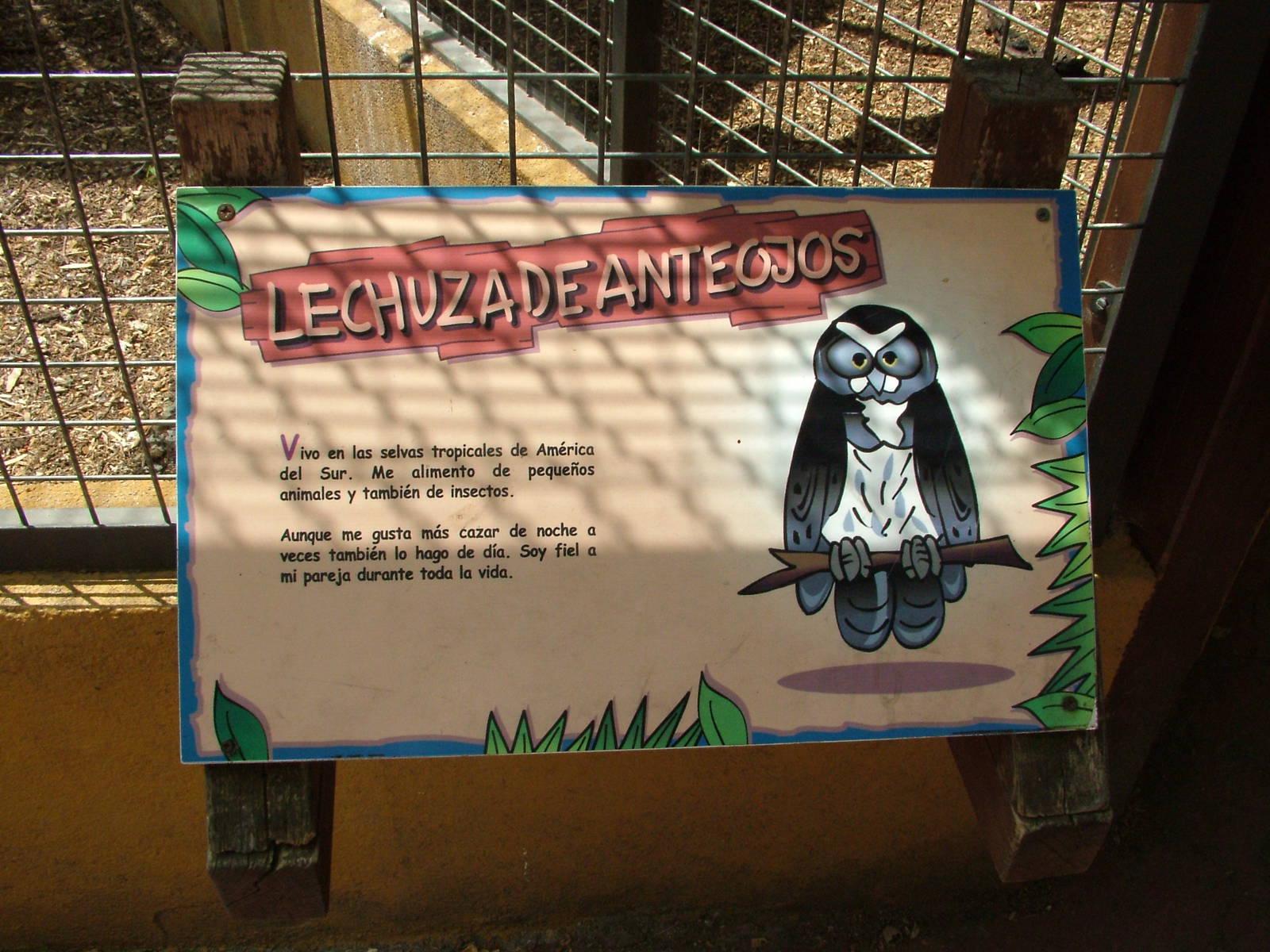 Signage Example at Madrid Zoo Aquarium, 26/05/11