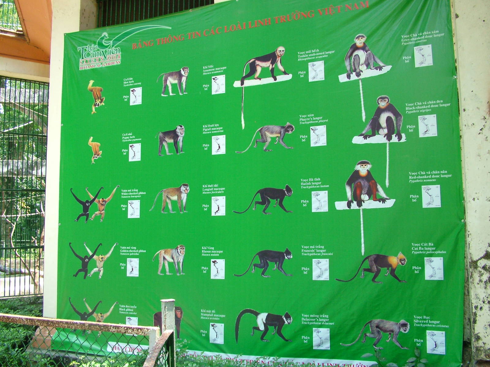 Signage Example at Saigon Zoo, 16/03/12