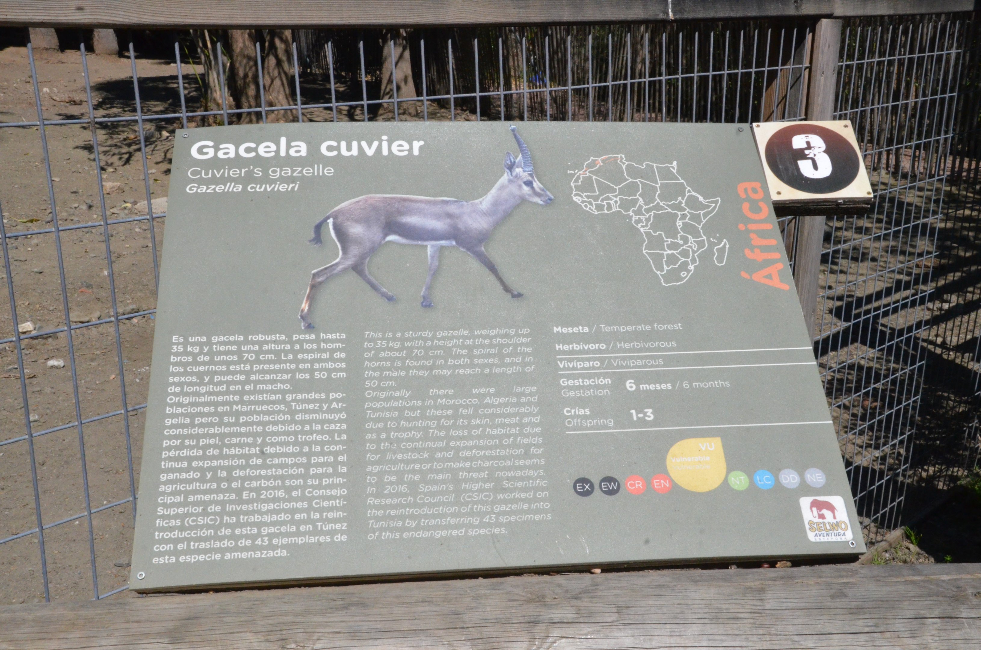 Signage Example at Selwo Aventura, 13/03/19