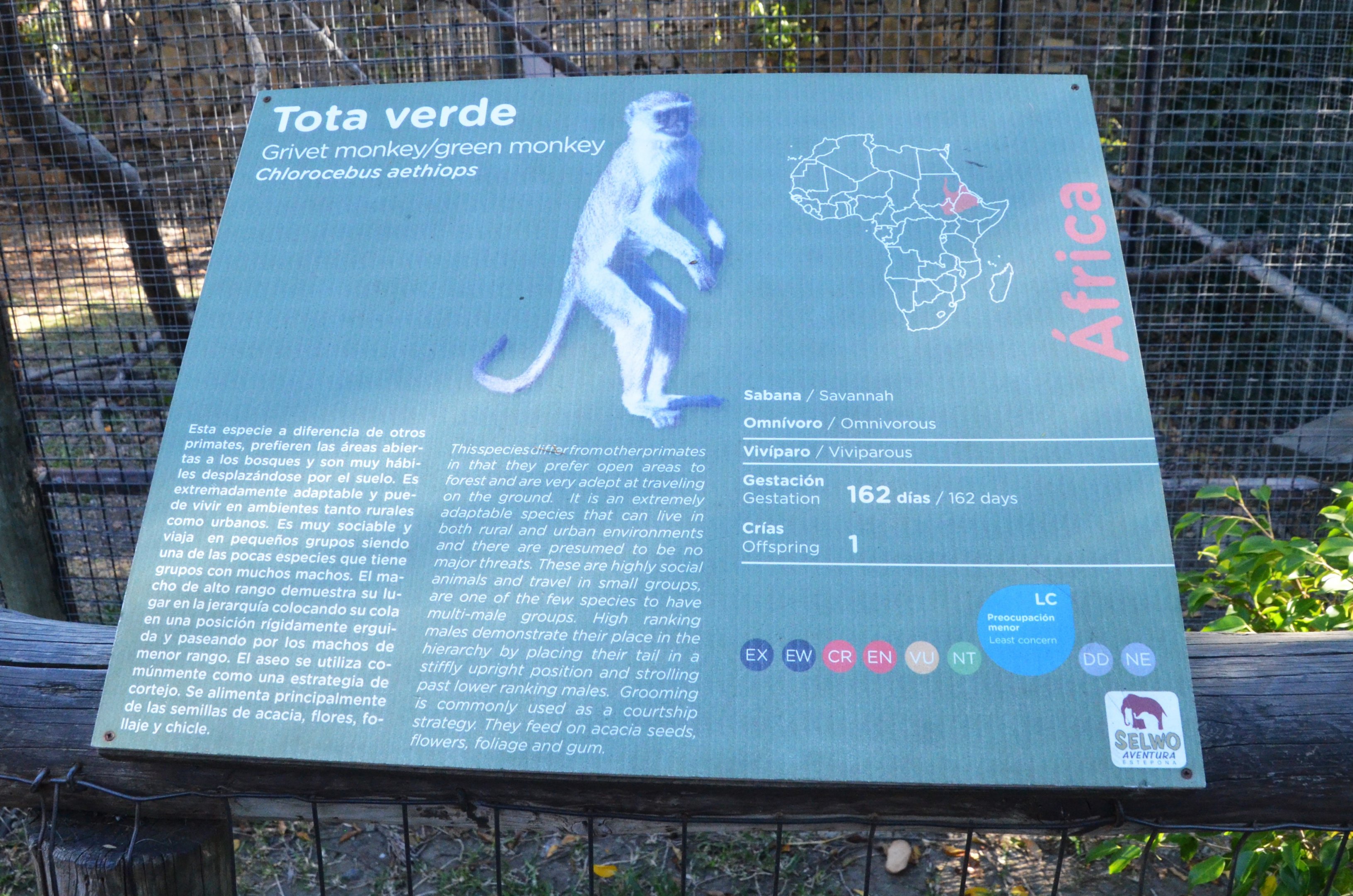 Signage Example at Selwo Aventura, 13/03/19