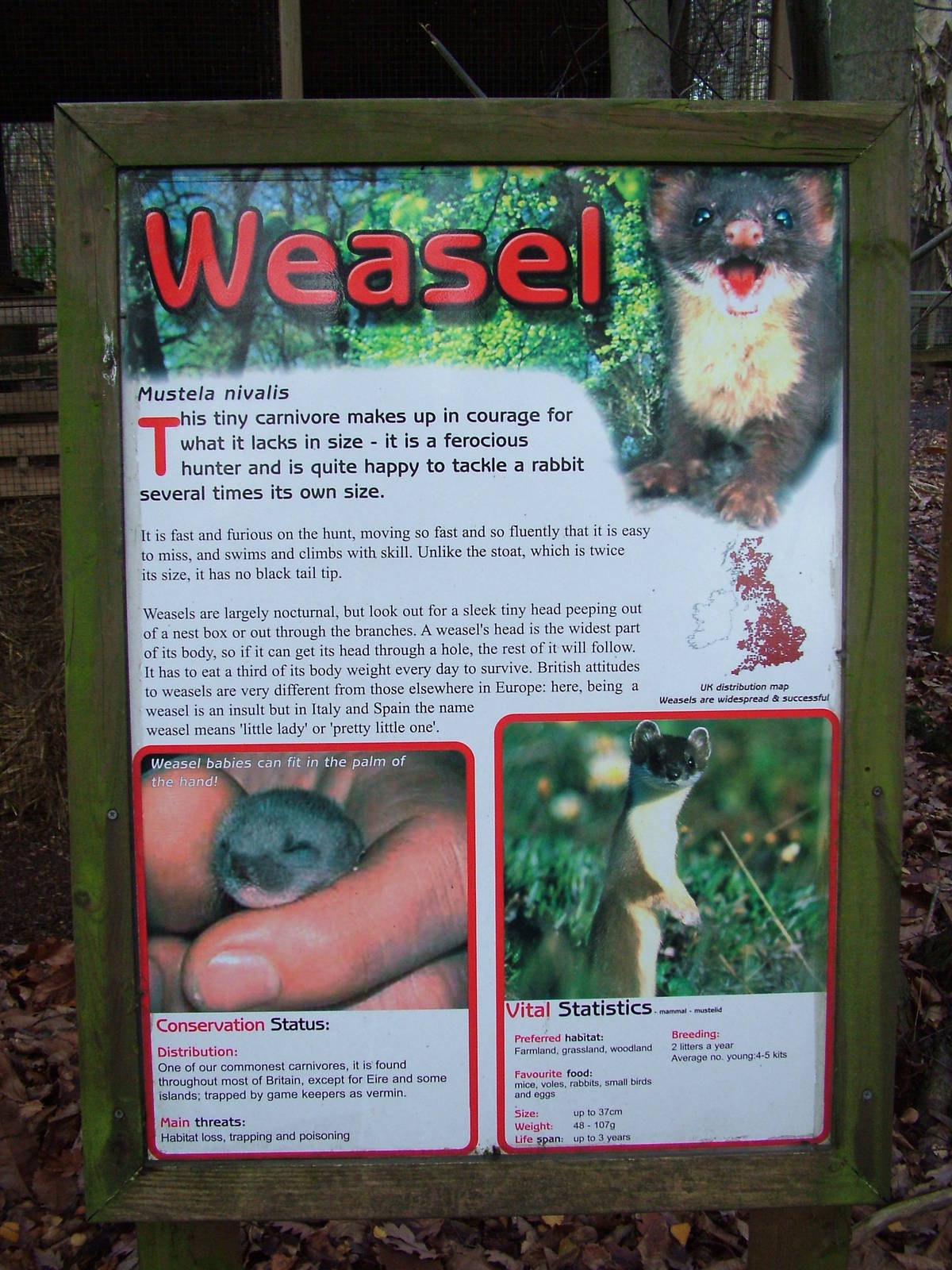 Signage example at Wildwood 28/11/09