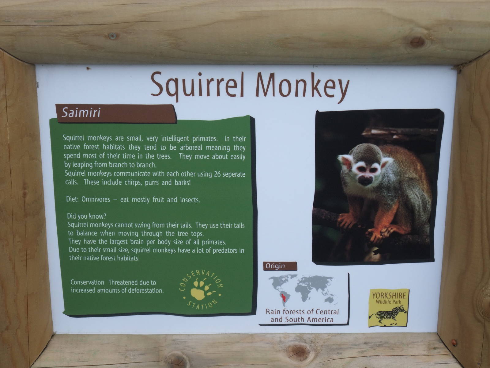 Signage Example at Yorkshire WP, 07/08/11