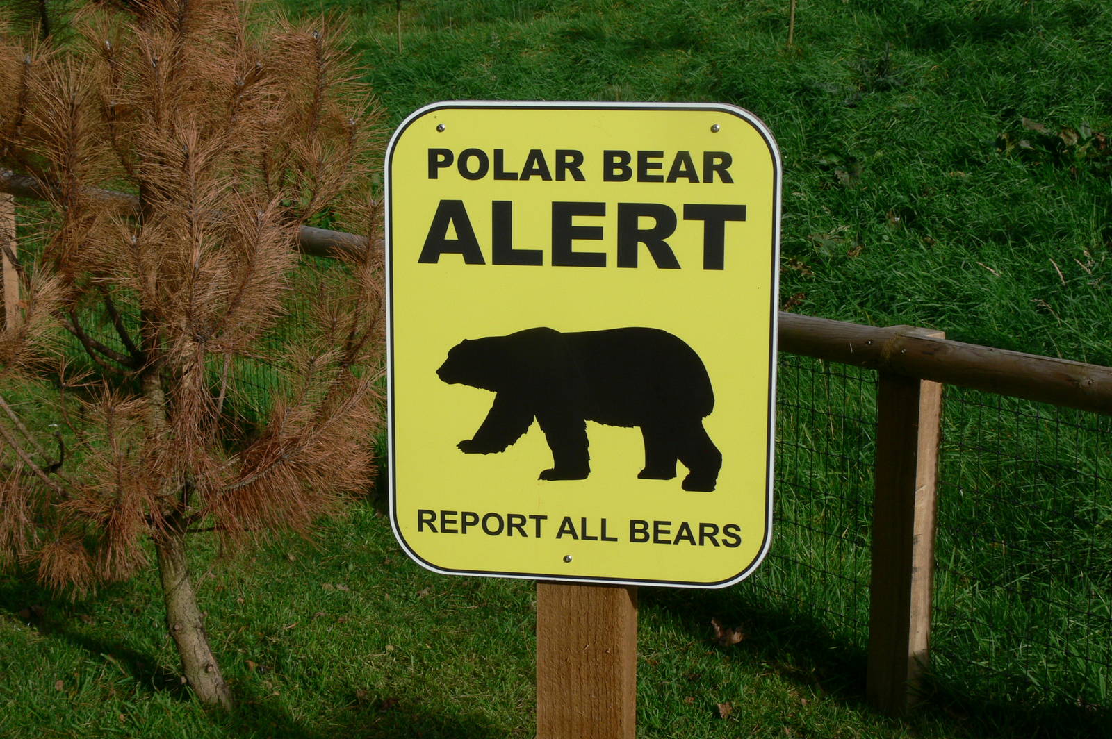 Signage Example at Yorkshire WP, 28/10/14