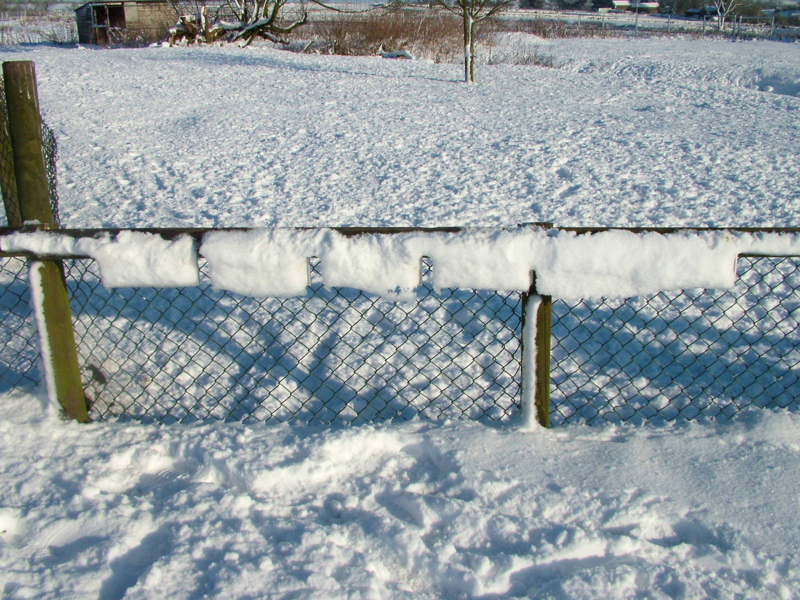 Signage example, before snow removed, Blackbrook in the Snow, 03/01/10