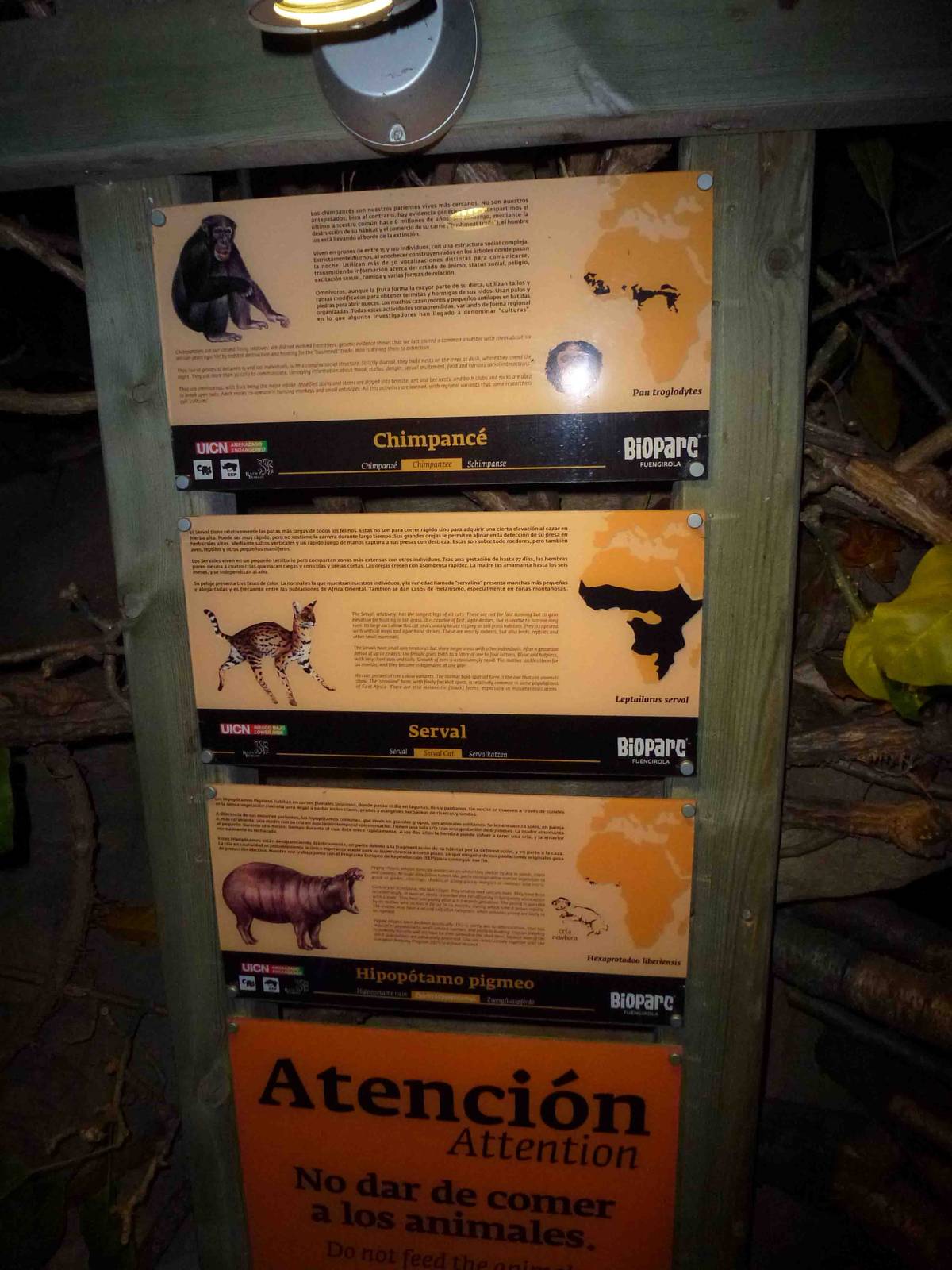 Signage example, July 2013.