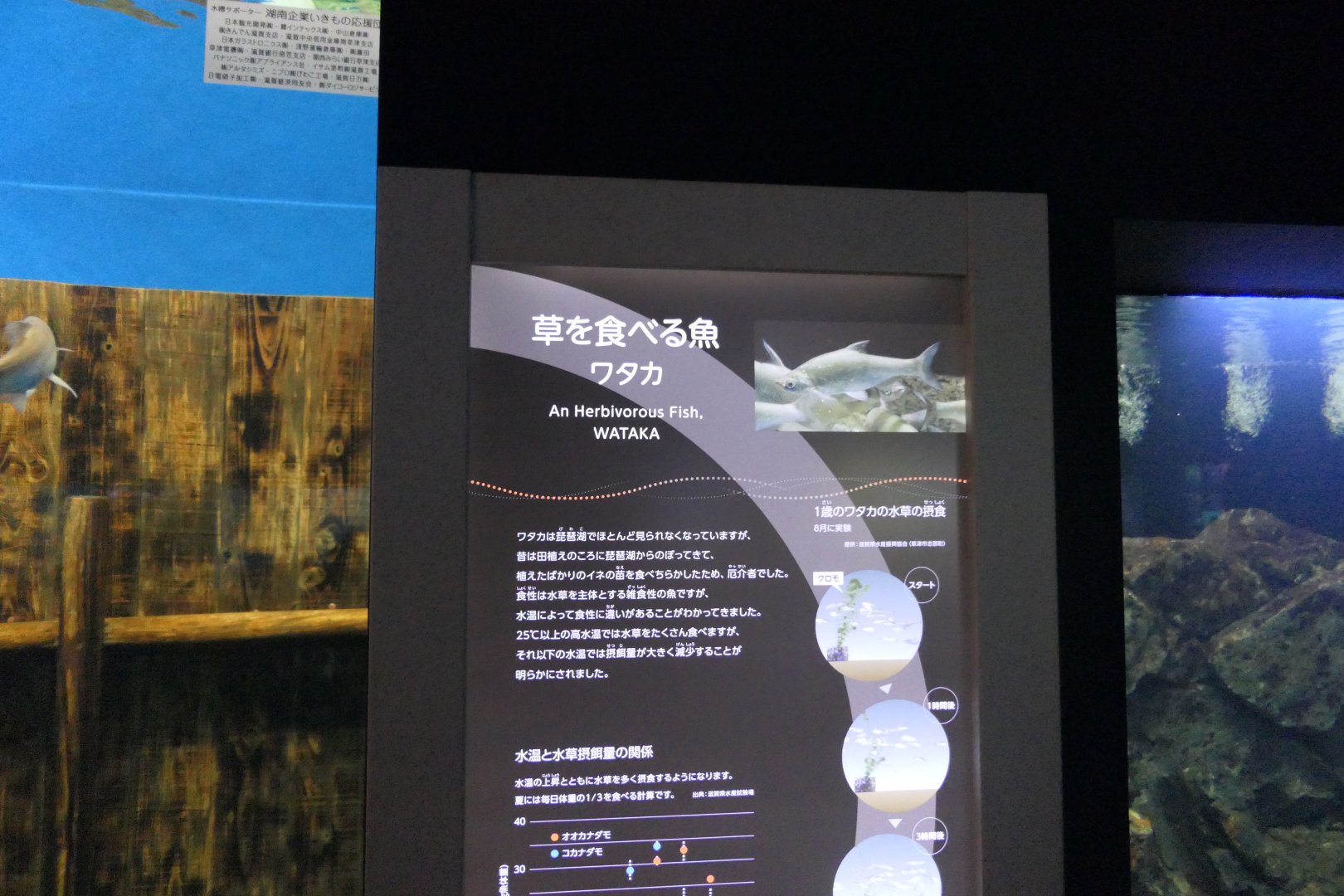 Signage example - Lake Biwa Museum
