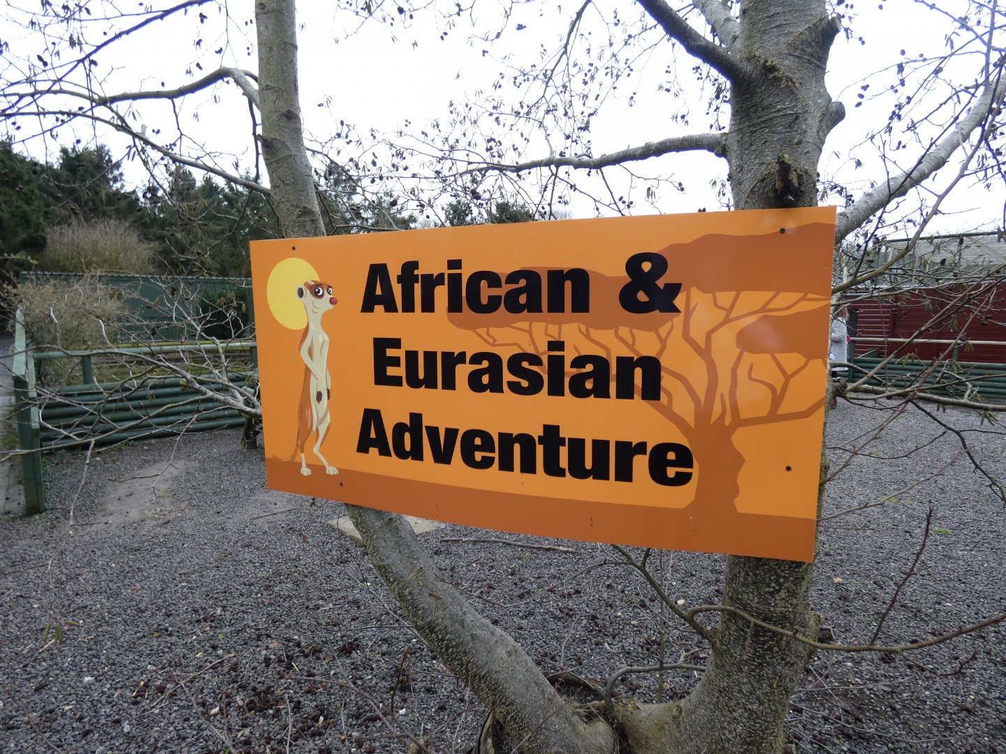 Signage for African & Eurasian Adventure