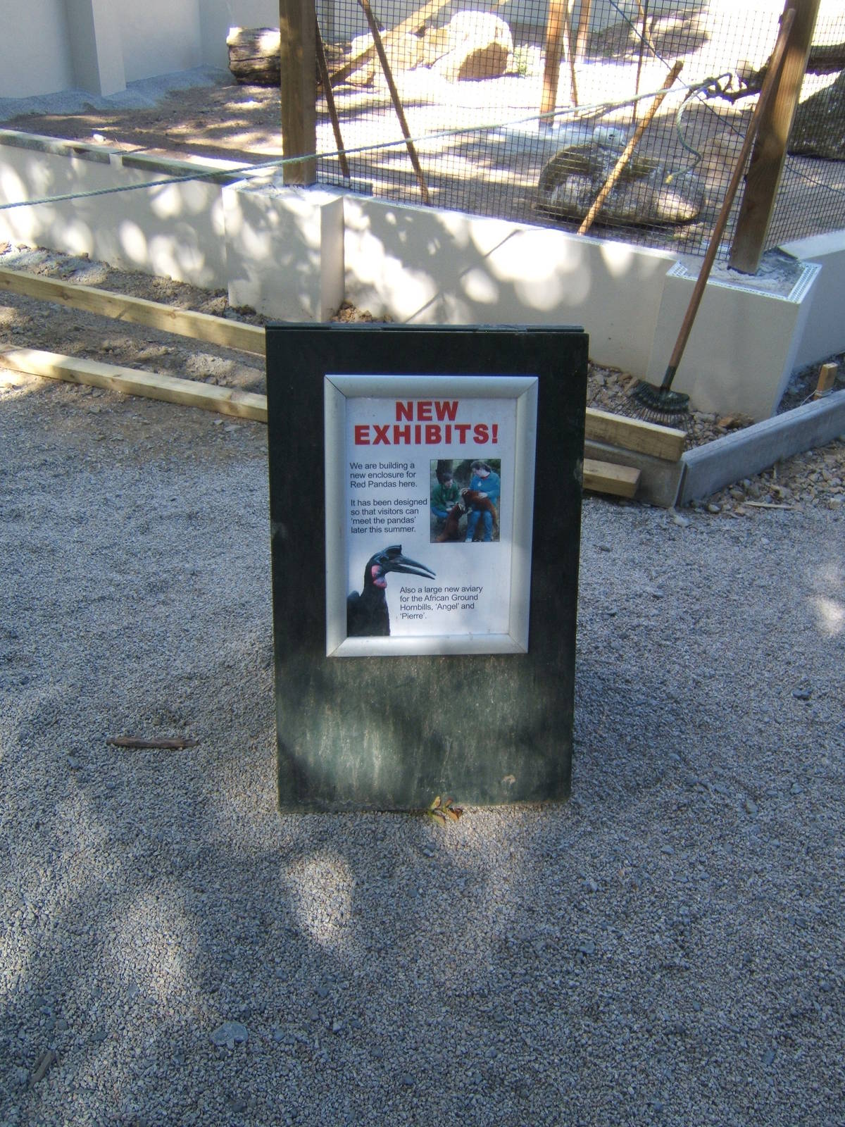 signage for building work