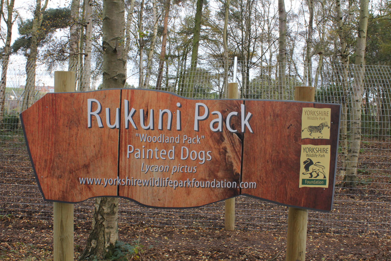 Signage for new African Hunting/Painted dogs 26-10-14