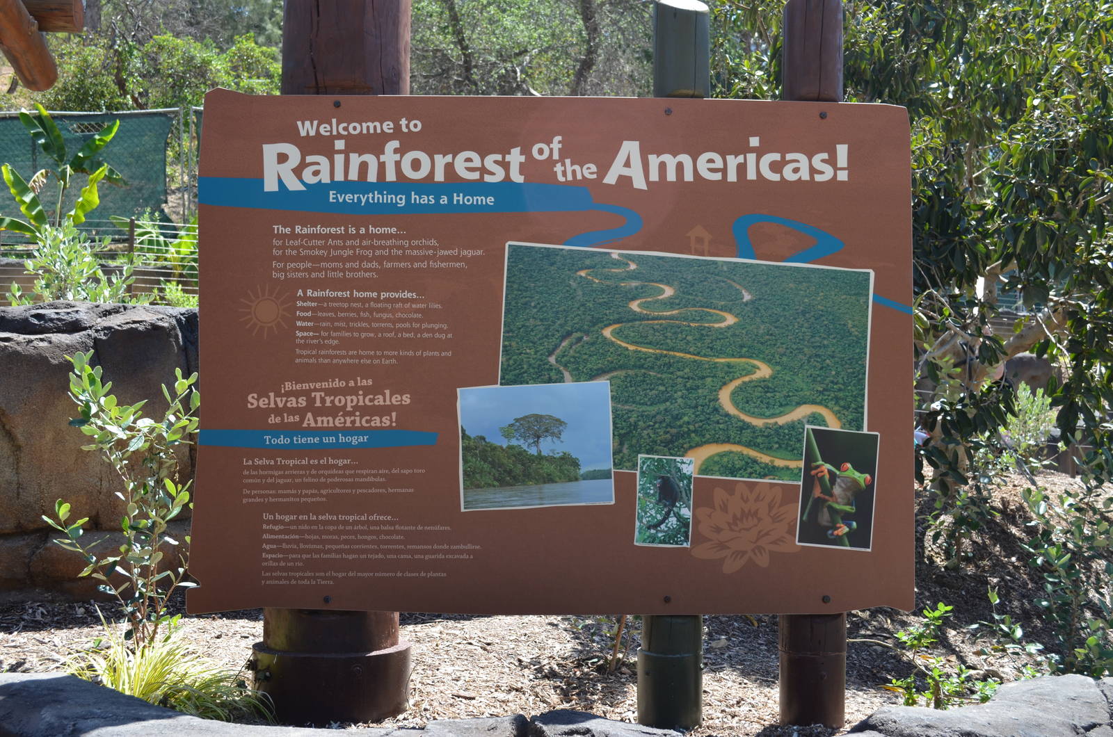 Signage For Rainforest of the Americas