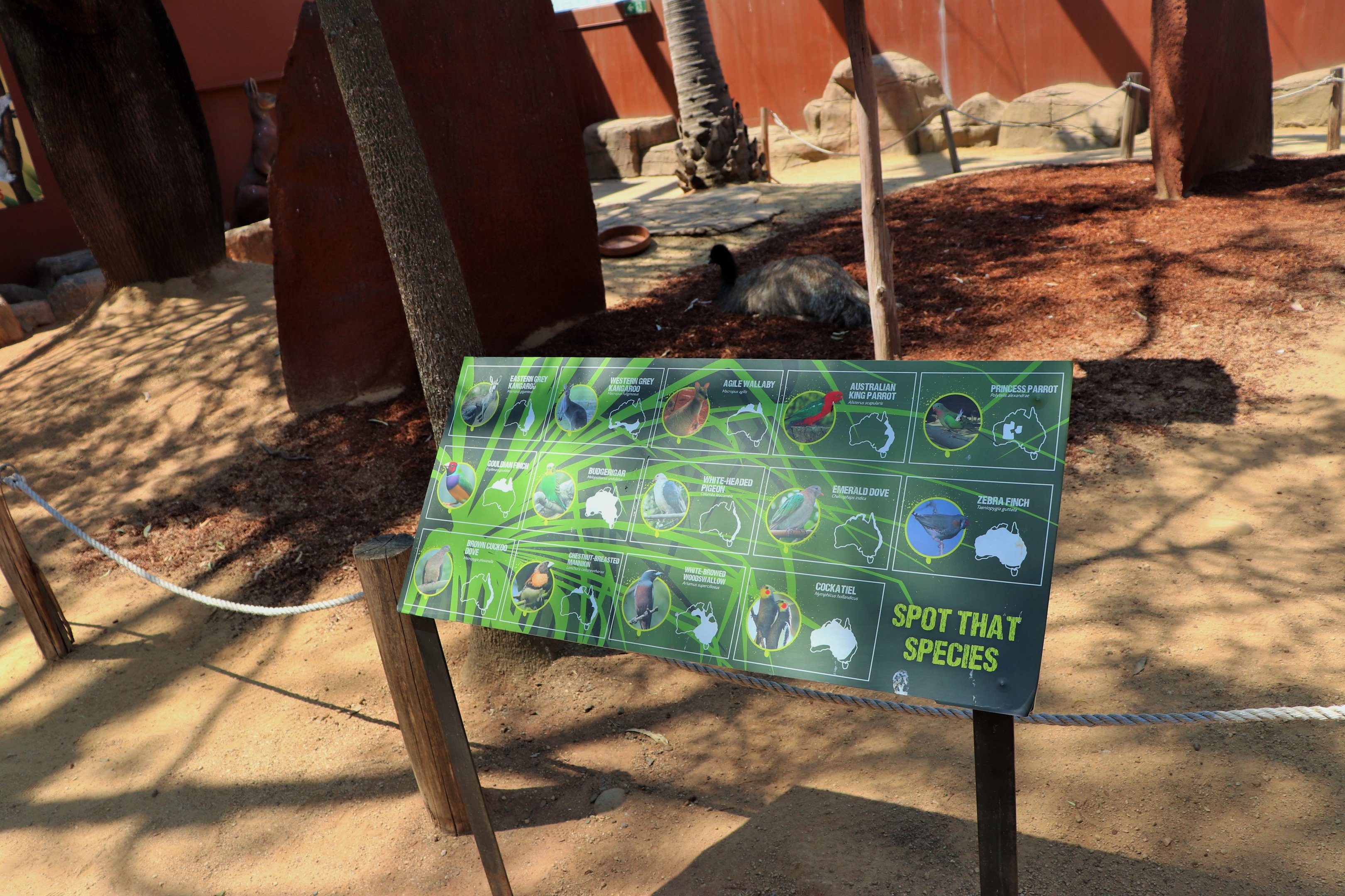 Signage in Kangaroo Walk-about