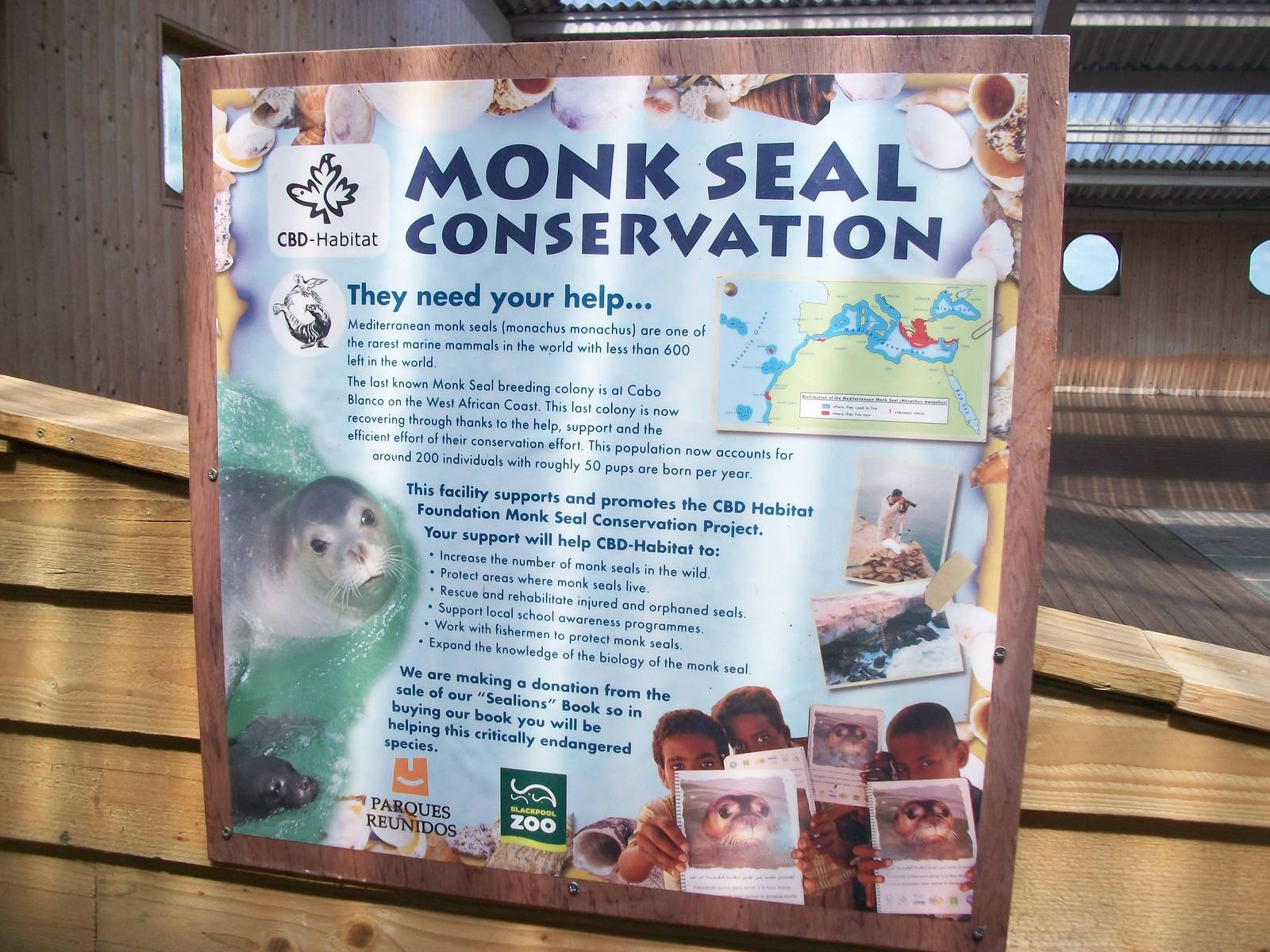 Signage in Sealion Centre 31st May 2013
