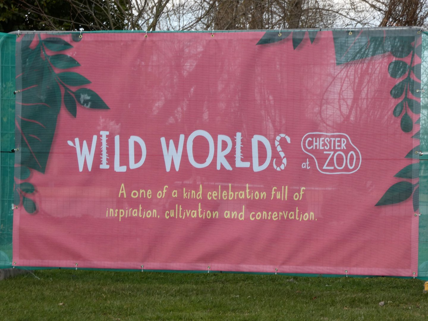 Signage on new garden-based art installation