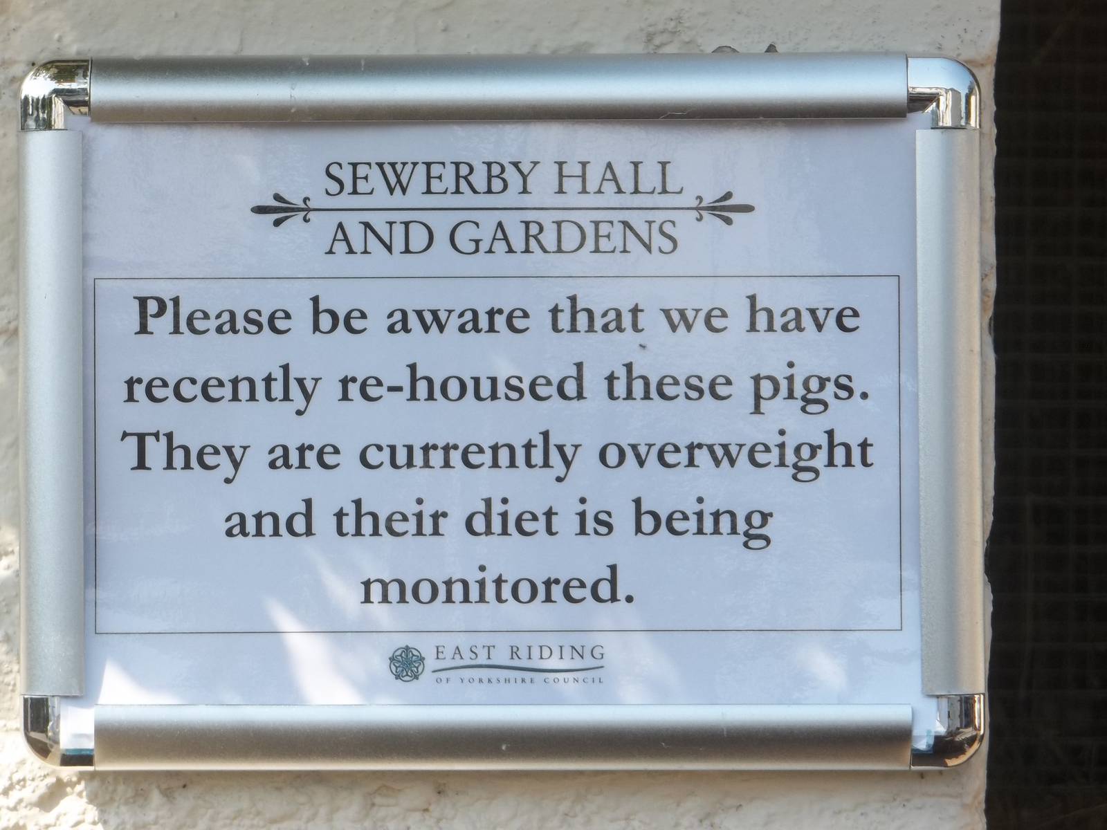 Signage re Prada and Radley, 23rd August 2015