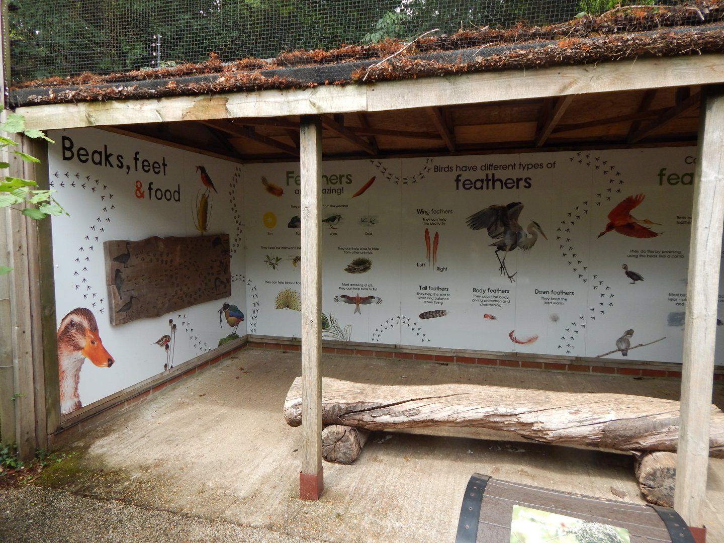 Signage - Walkthrough Aviary in Fur, Feathers & Scales 150725