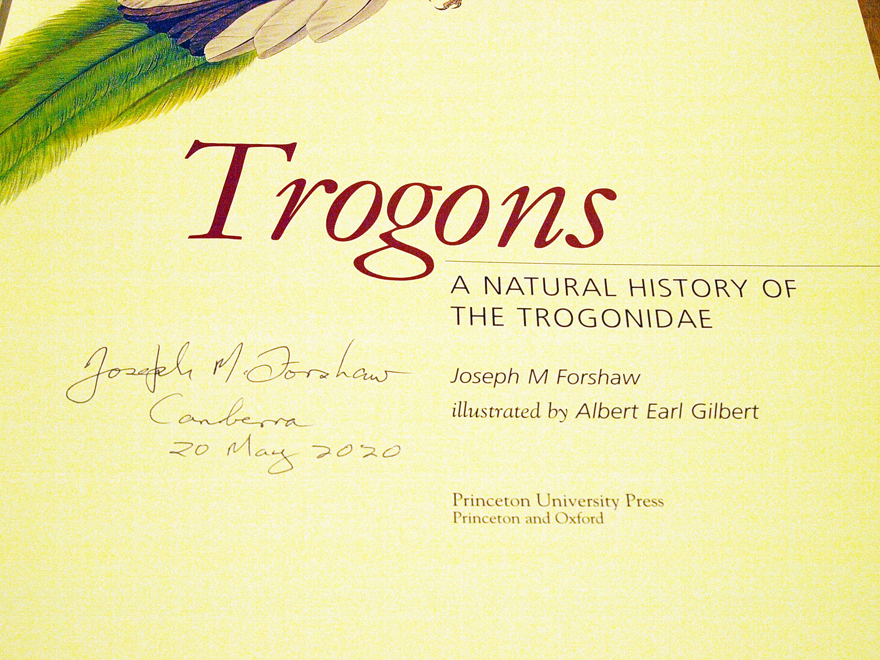 Signed by the great man himself