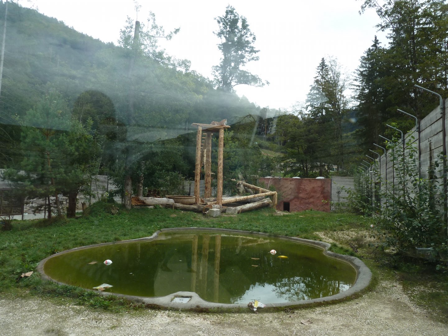 Sikypark Crémines - Tiger enclosure