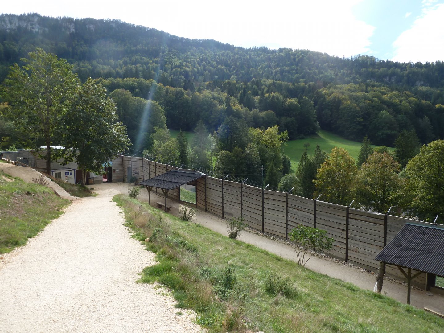 Sikypark Crémines - Towards the lion house