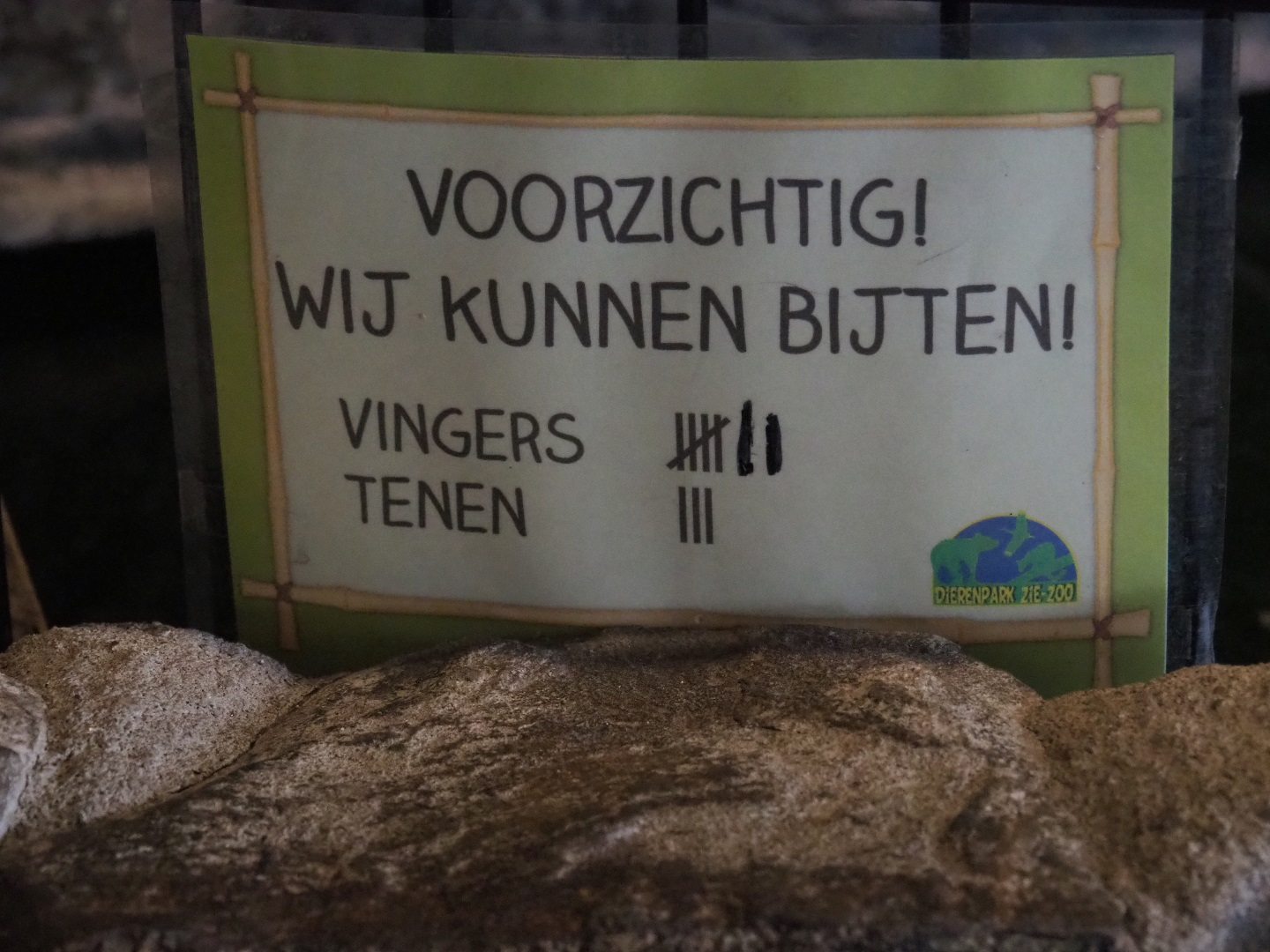 Silver arowanas bite count sign, 2019-04-06