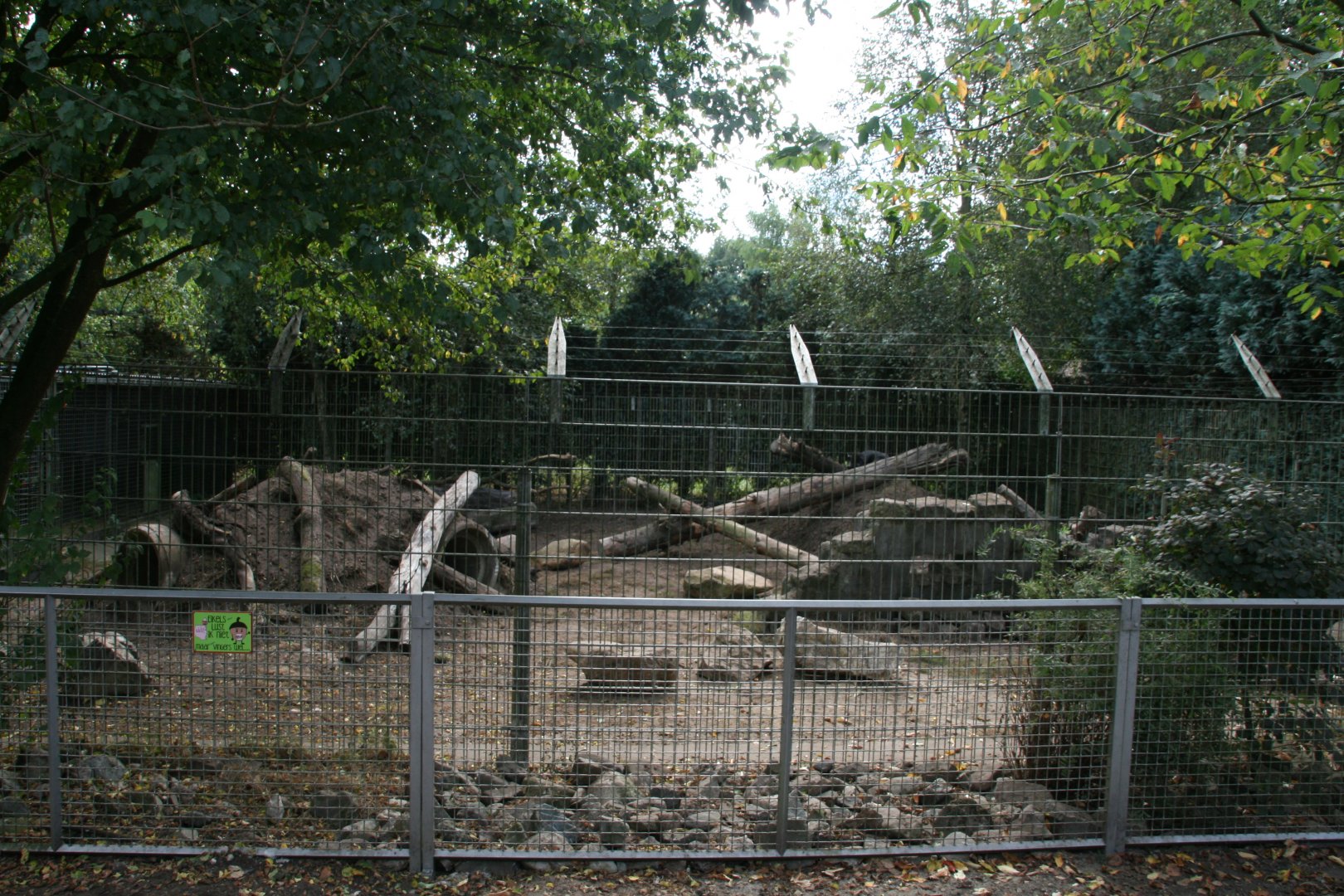 Silver fox enclosure
