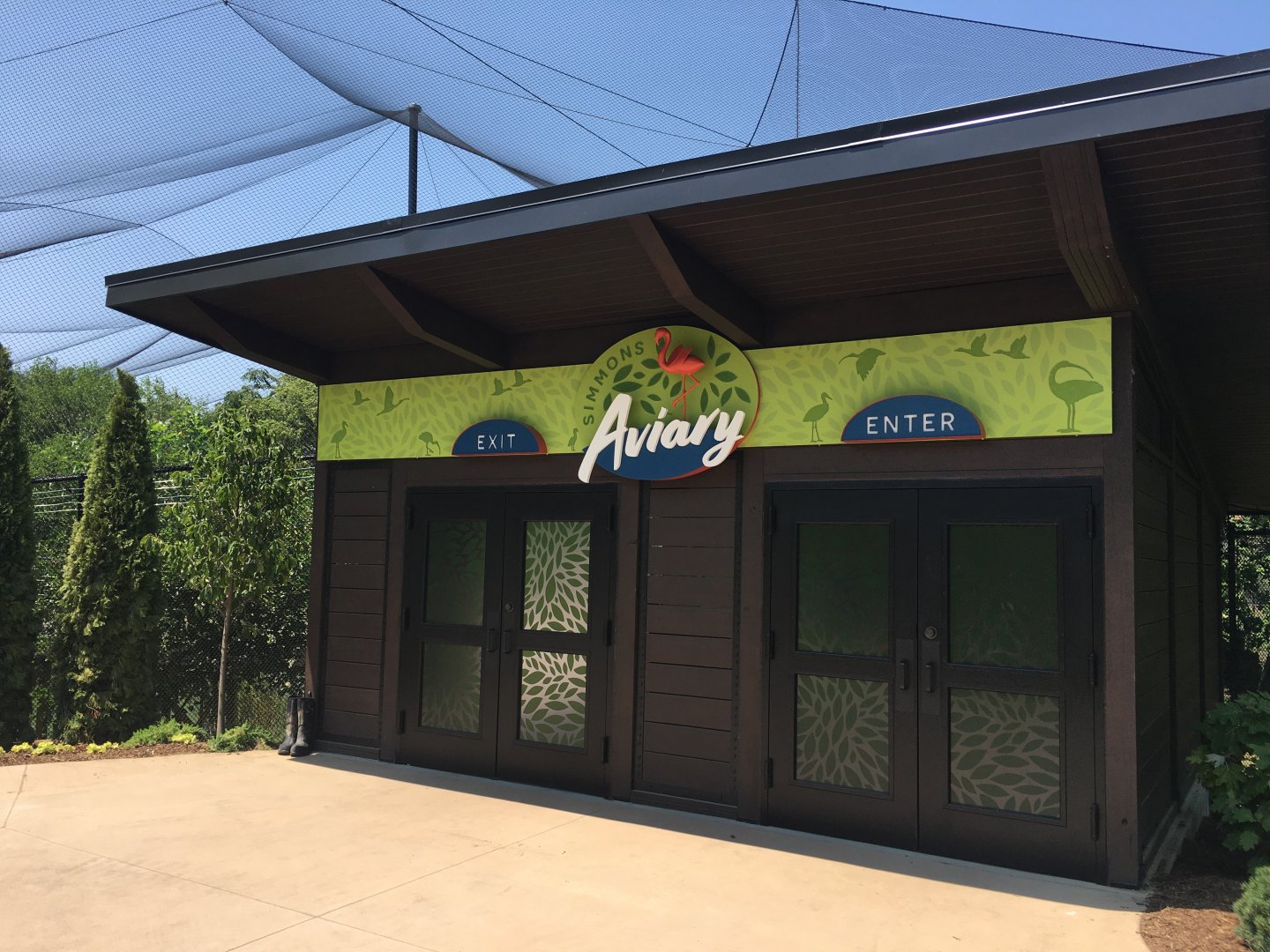 Simmons Aviary New Entrance