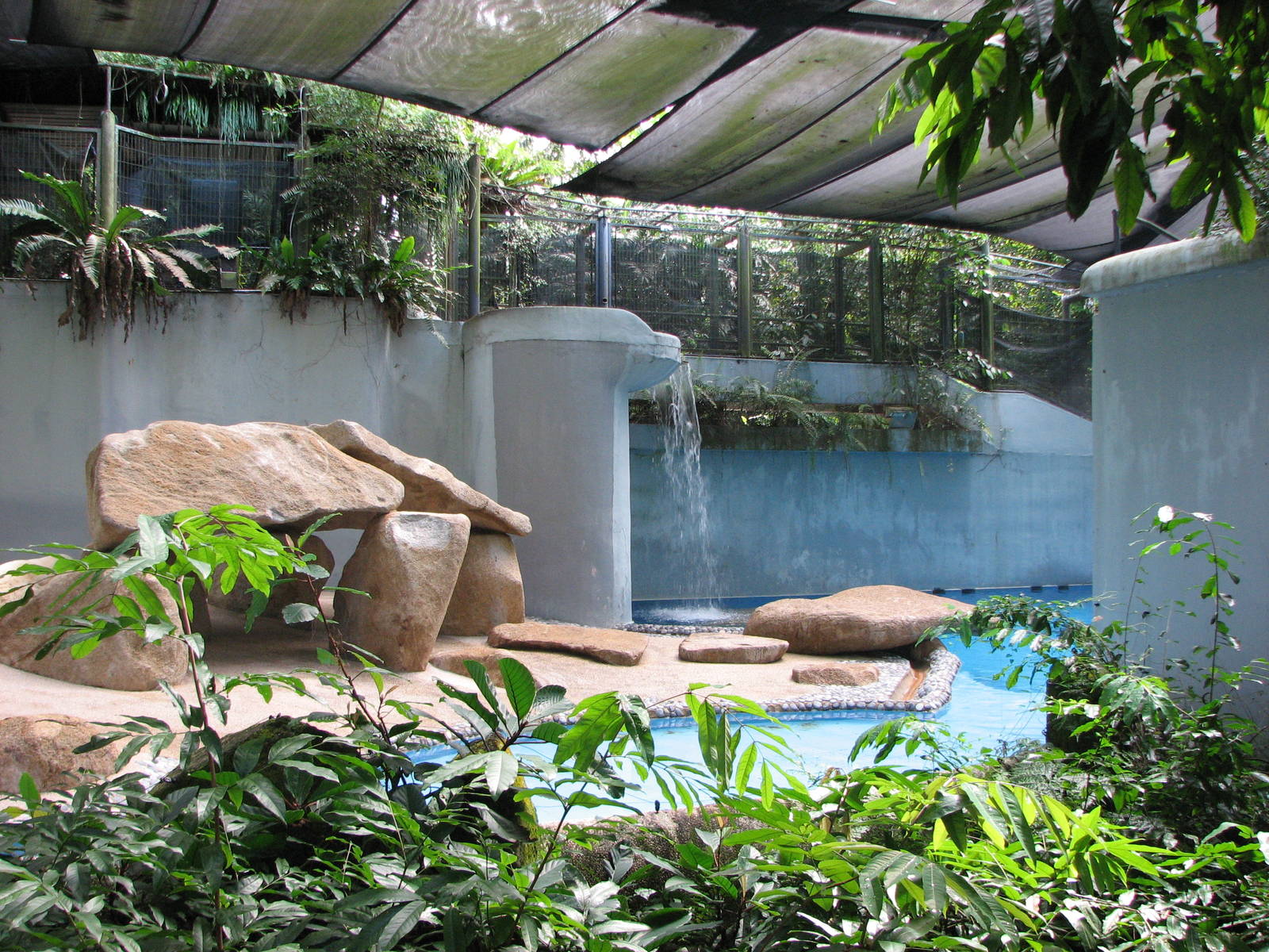 Singapore Zoo 2008 - Polar Bear exhibit further to the right
