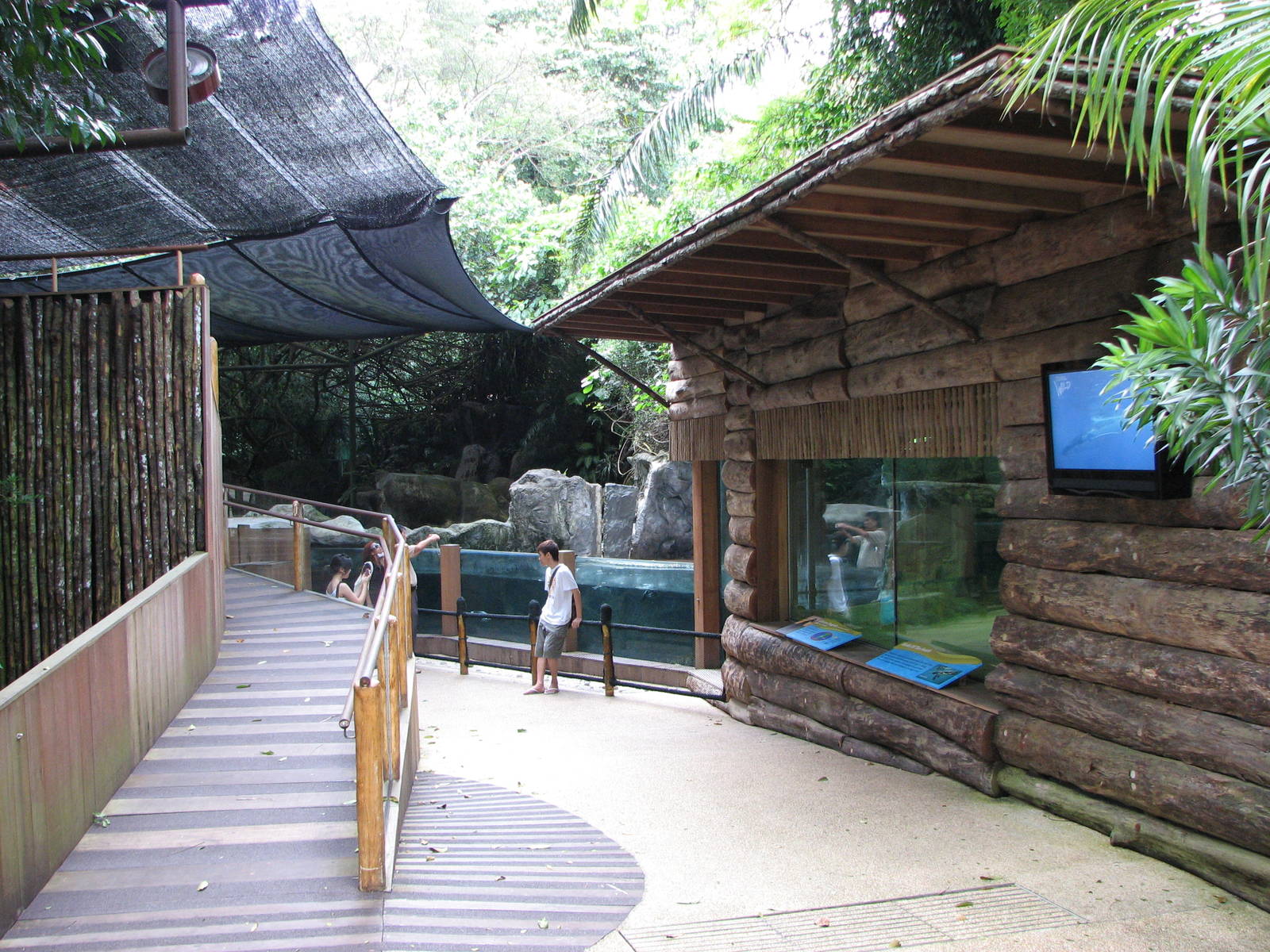 Singapore Zoo 2008 - Right entrance to the Splash Amphitheatre